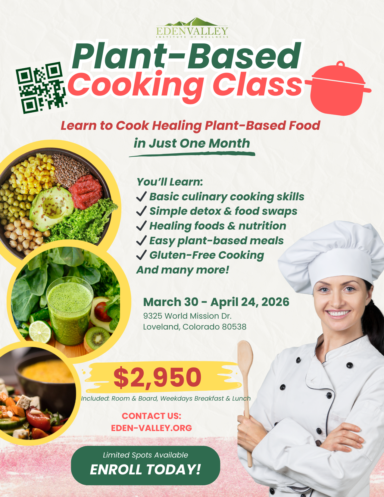 Plant-Based Cooking Class — Eden Valley Institute