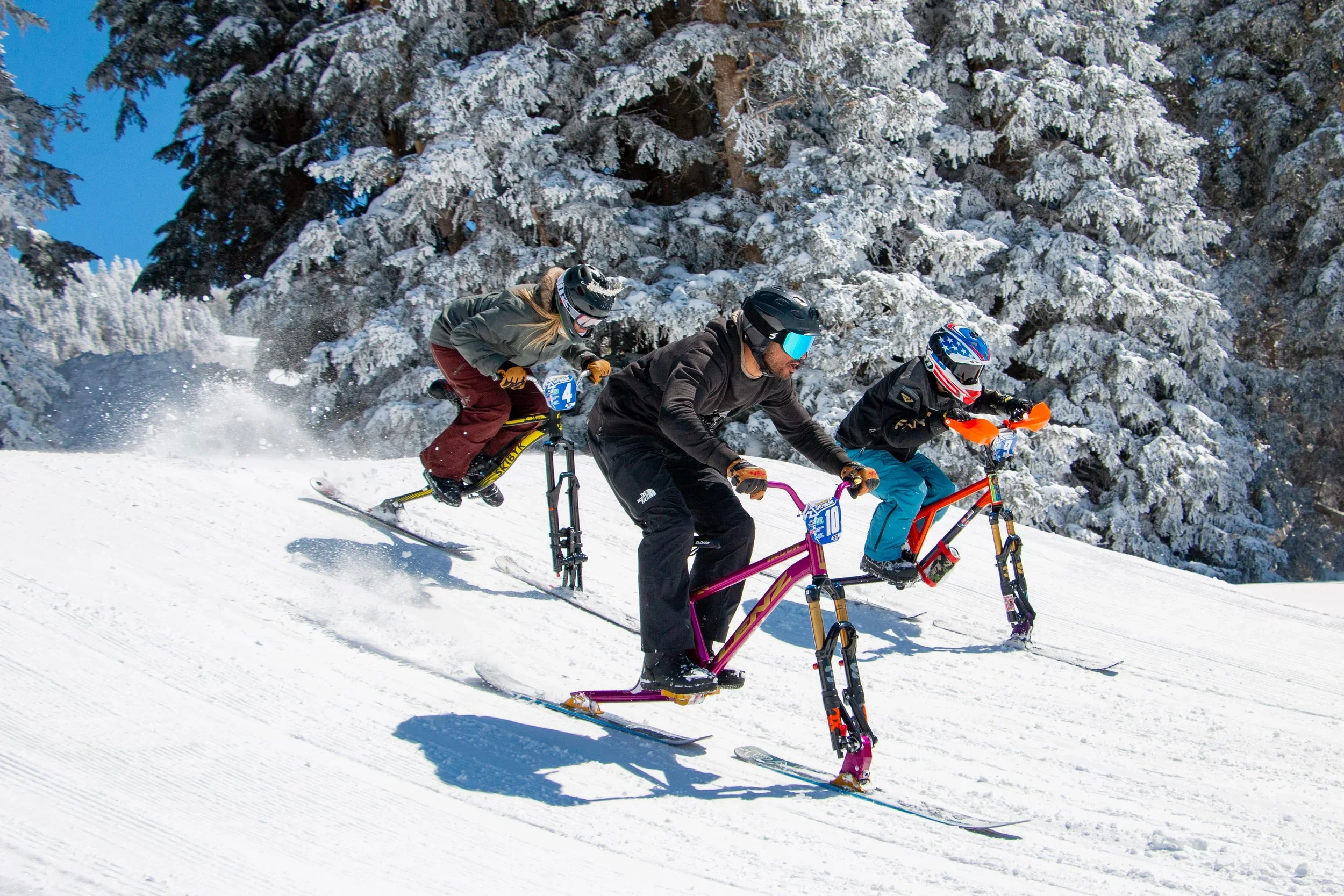 skibike racing