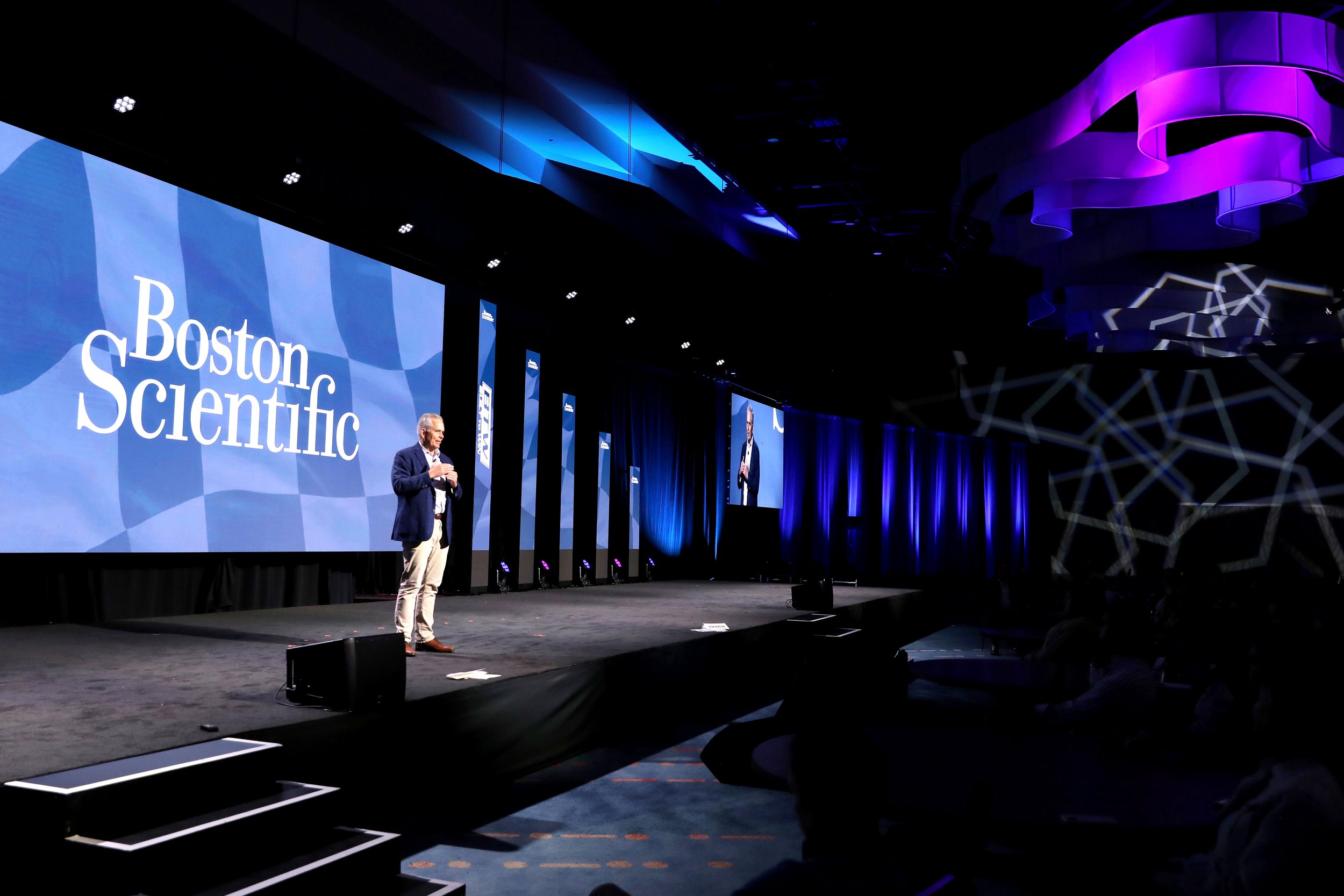 Live corporate events.  Event production. Boston Scientific National Sales Meeting.