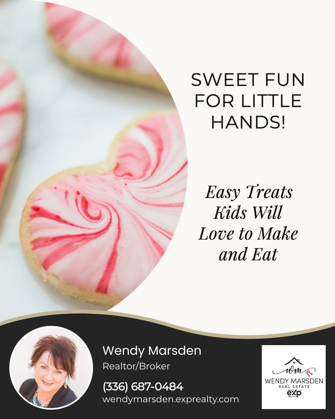 Making treats with your kids is a perfect way to spend quality time together and spark their imagination.

Try these easy ideas:
🍪 Heart-shaped cookies with vibrant frosting
🍫 Chocolate-dipped strawberries
🧁 Mini cupcakes with sprinkles
🍎 F