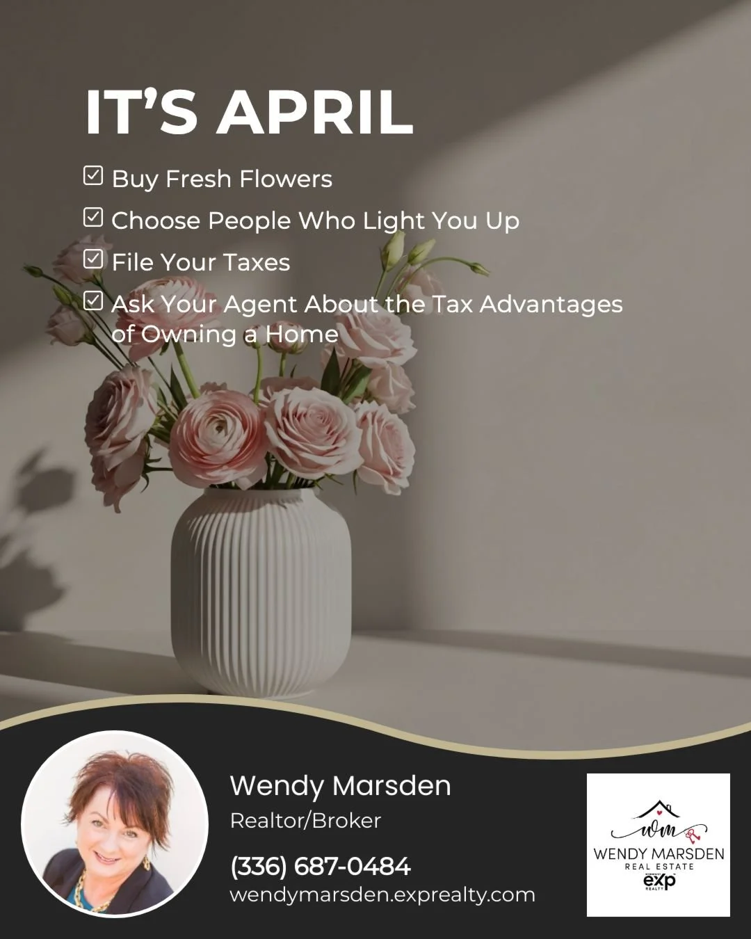 💸🌸 April brings a mix of fresh starts and financial check-ins&mdash;from blooming flowers to Tax Day.

If your tax return wasn&rsquo;t quite what you hoped, it may be worth exploring the potential tax advantages of homeownership. Owning a home ca