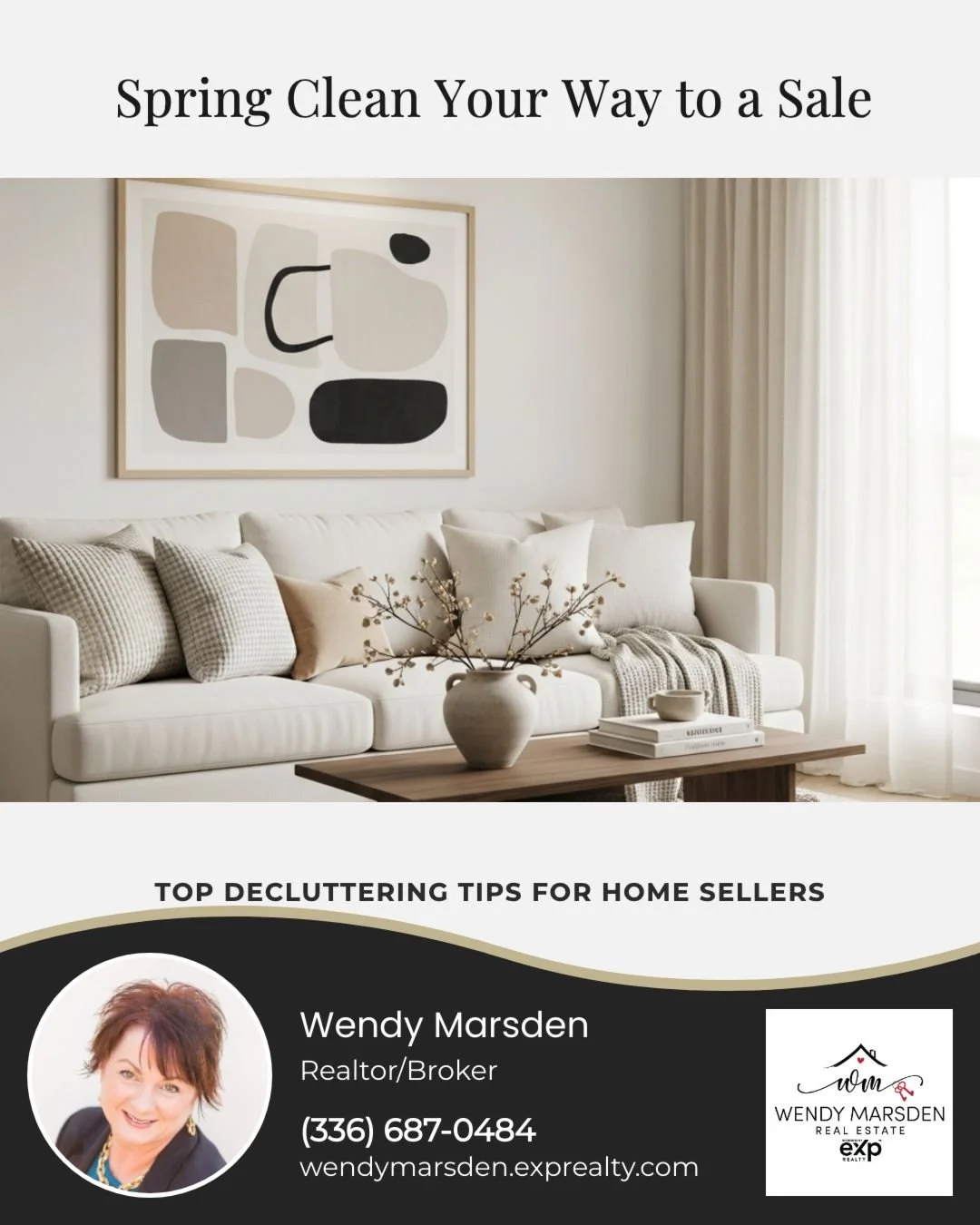 Decluttering can make a huge difference when selling a home. Here&rsquo;s how to get started:

🗂️ Begin with the Basics: Tackle one room at a time. Use the four-box method&mdash;keep, donate, sell, or discard&mdash;to streamline the process.
🖼️ 