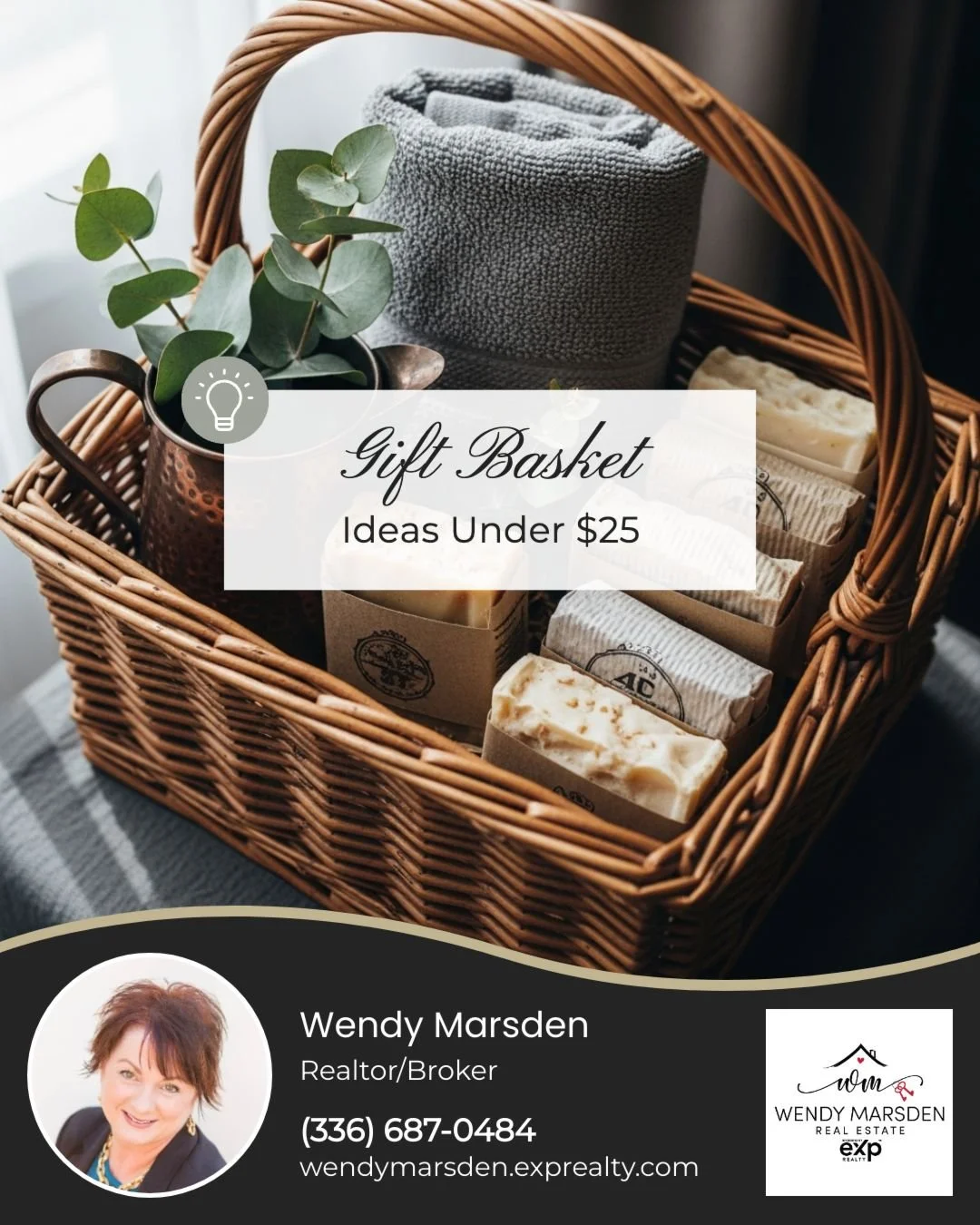 Need a thoughtful gift idea without overspending? 🎁✨

Whether it&rsquo;s a dinner invite, housewarming, client appreciation gift, or just a simple thank you, a curated gift basket always feels personal and elevated.

Here&rsquo;s an easy gift ba