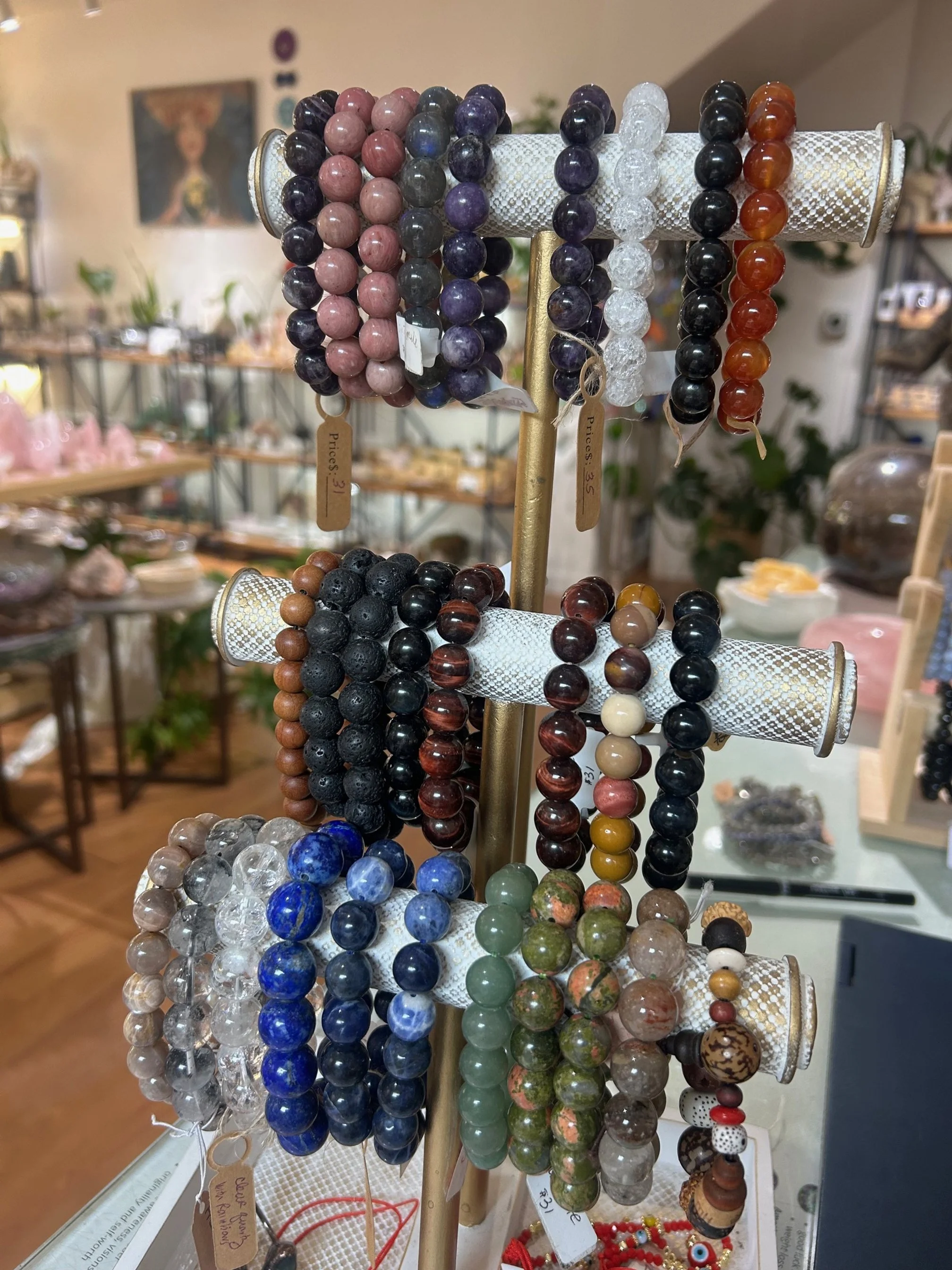 Large Crystal Bracelets