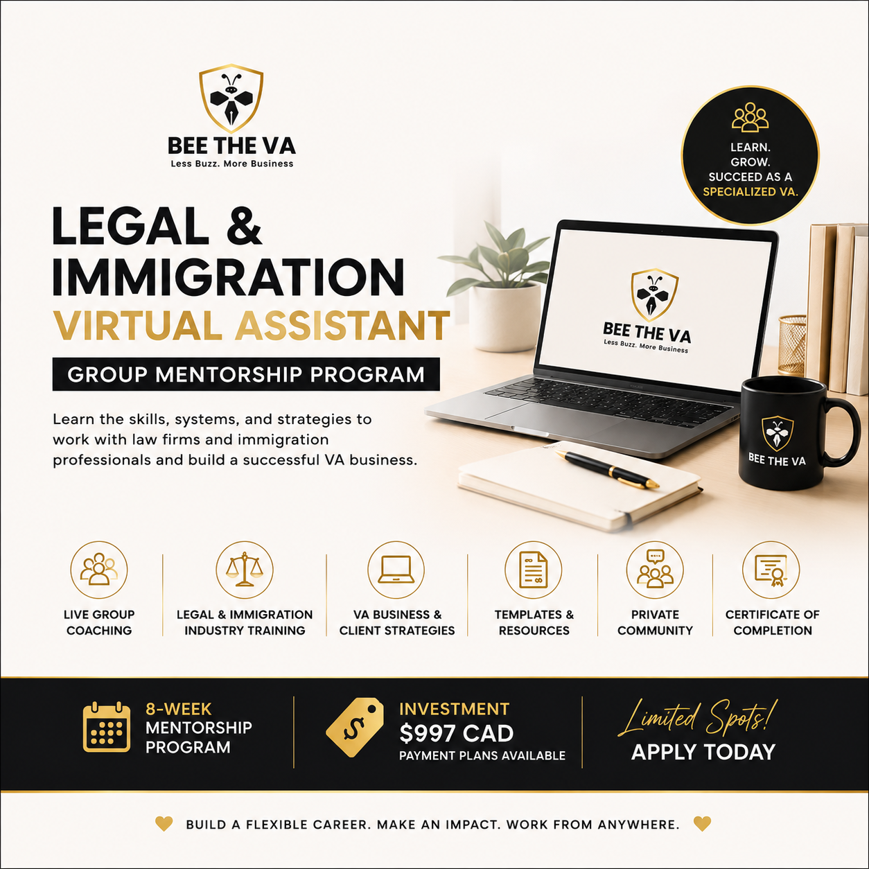 Legal & Immigration Virtual Assistant Group Mentorship