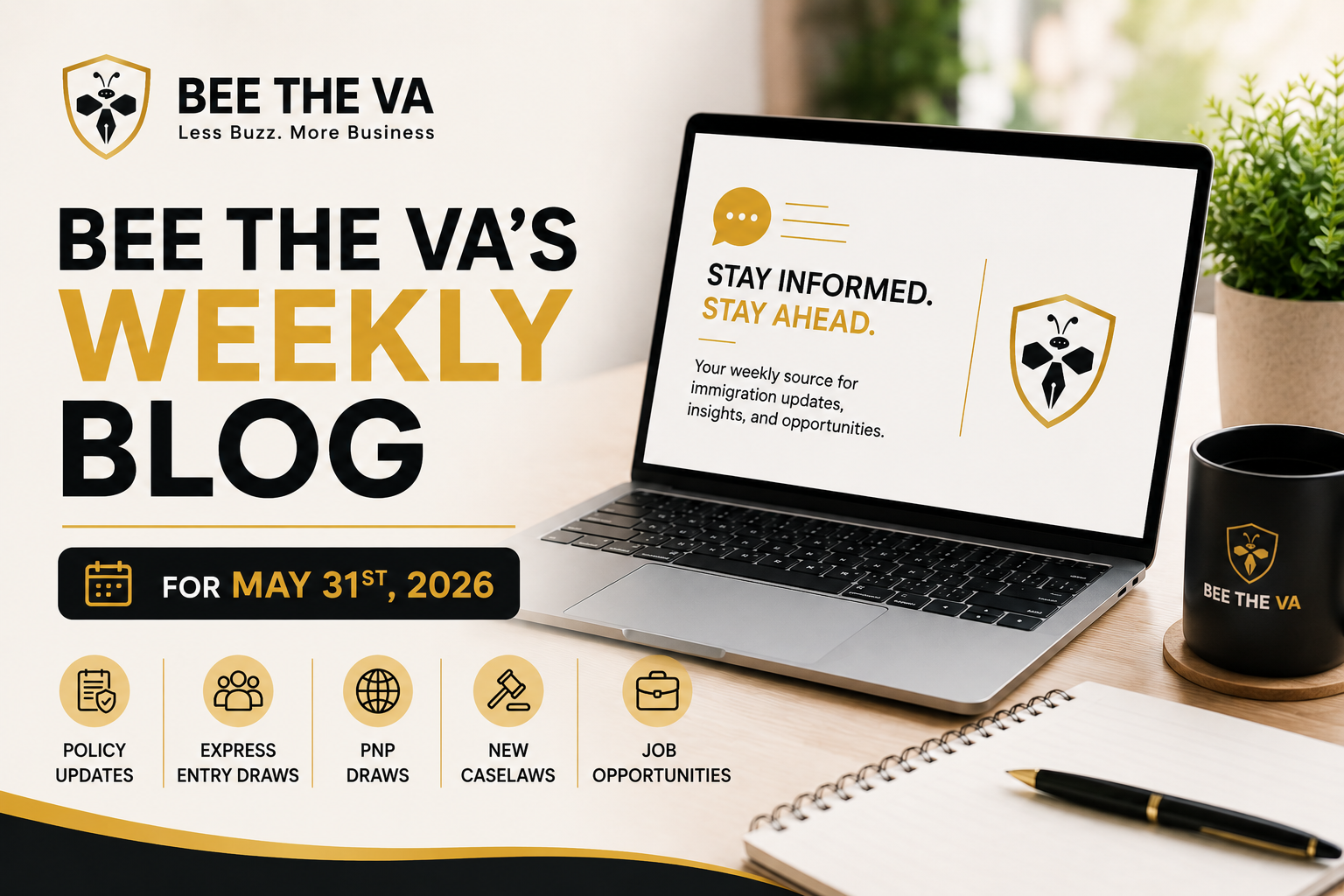 Bee The VA May 31st Weekly Newsletter