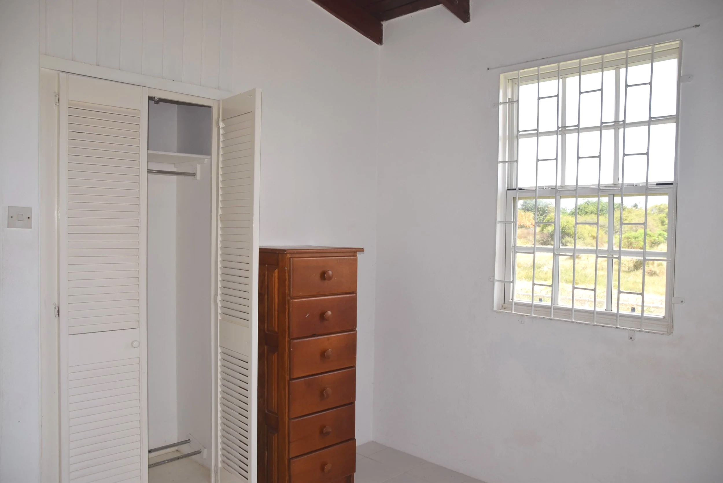 Bedroom window & storage
