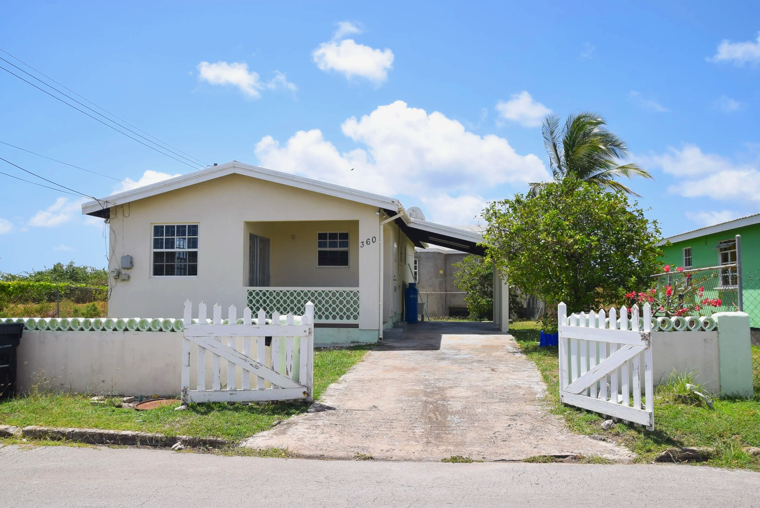 View from development road