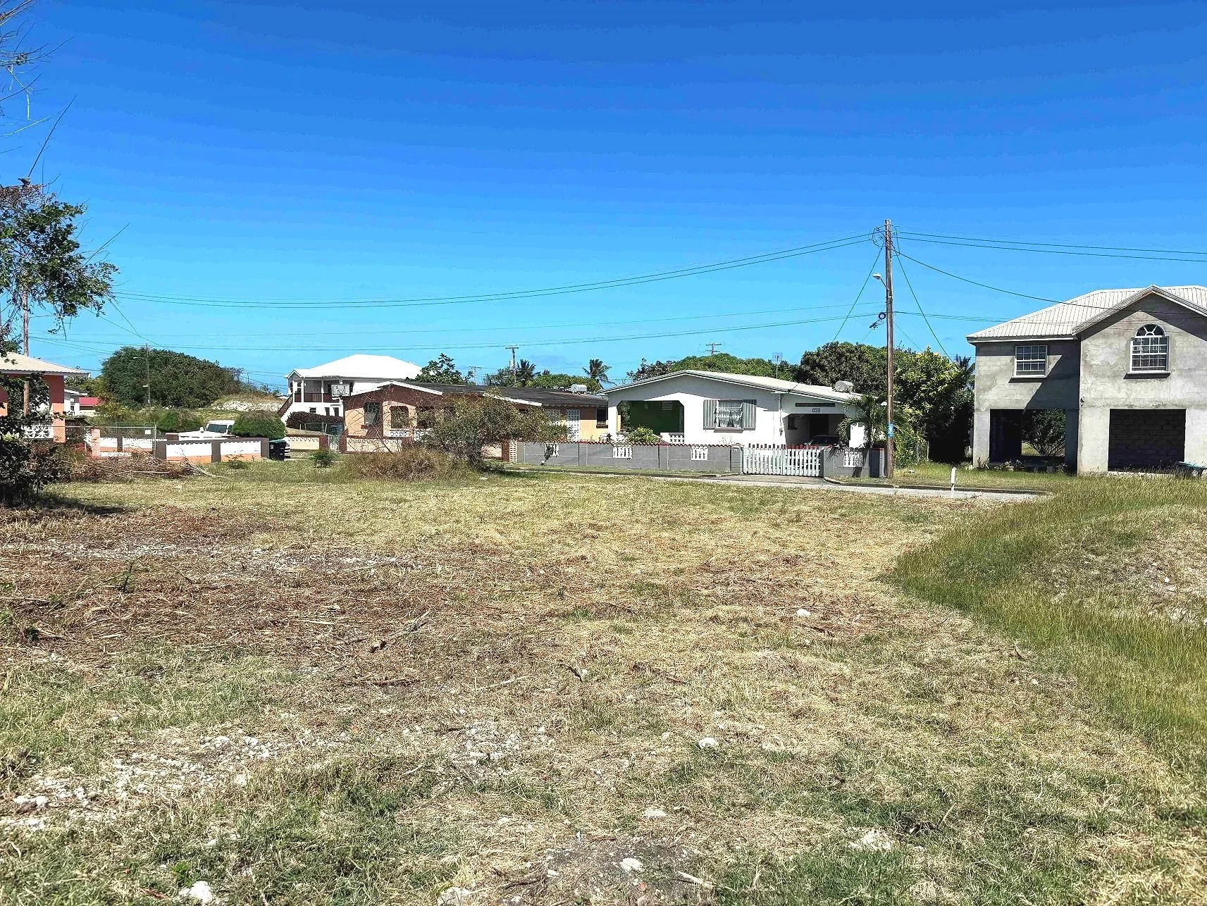 View from lot looking NE