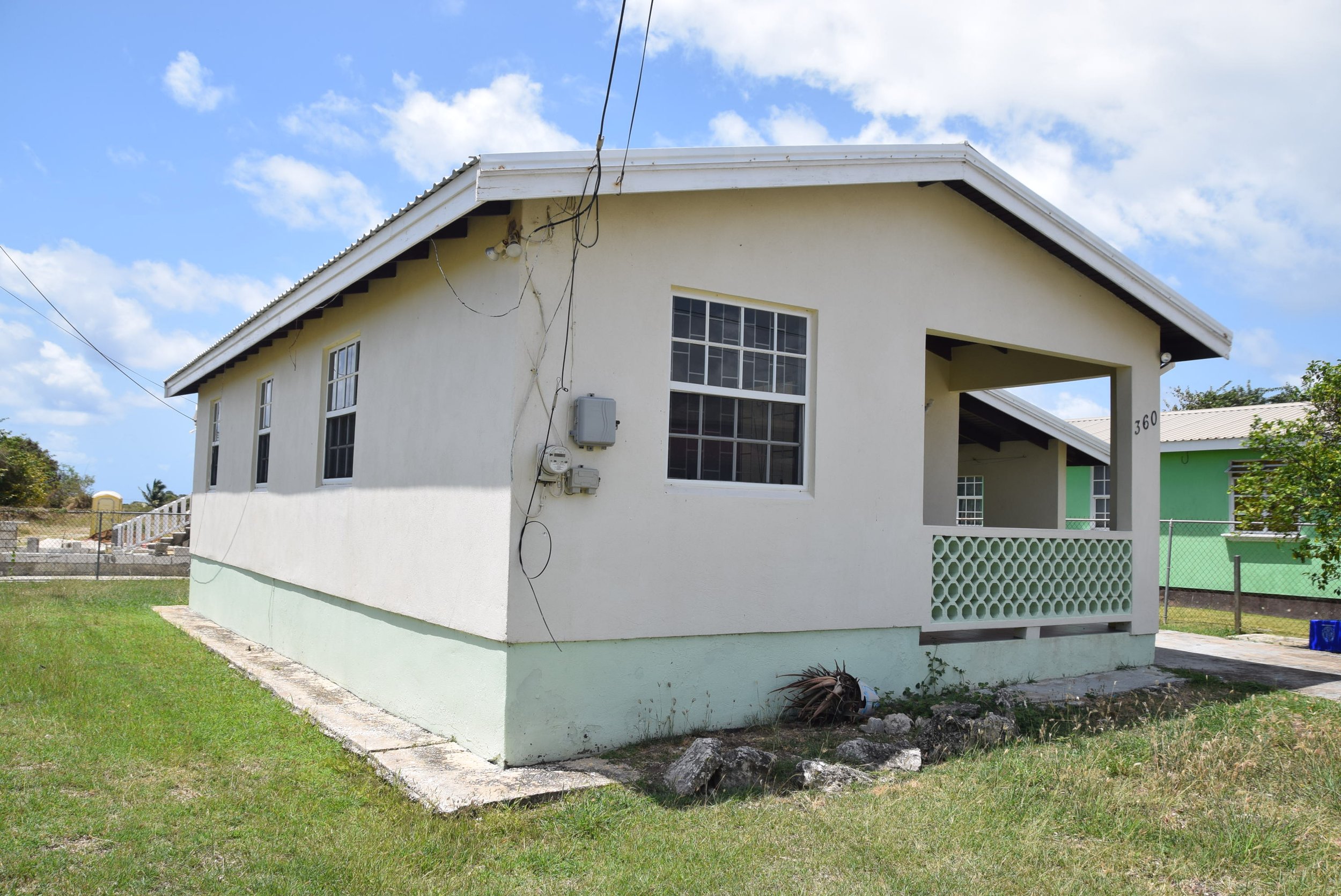 View of NE corner of house