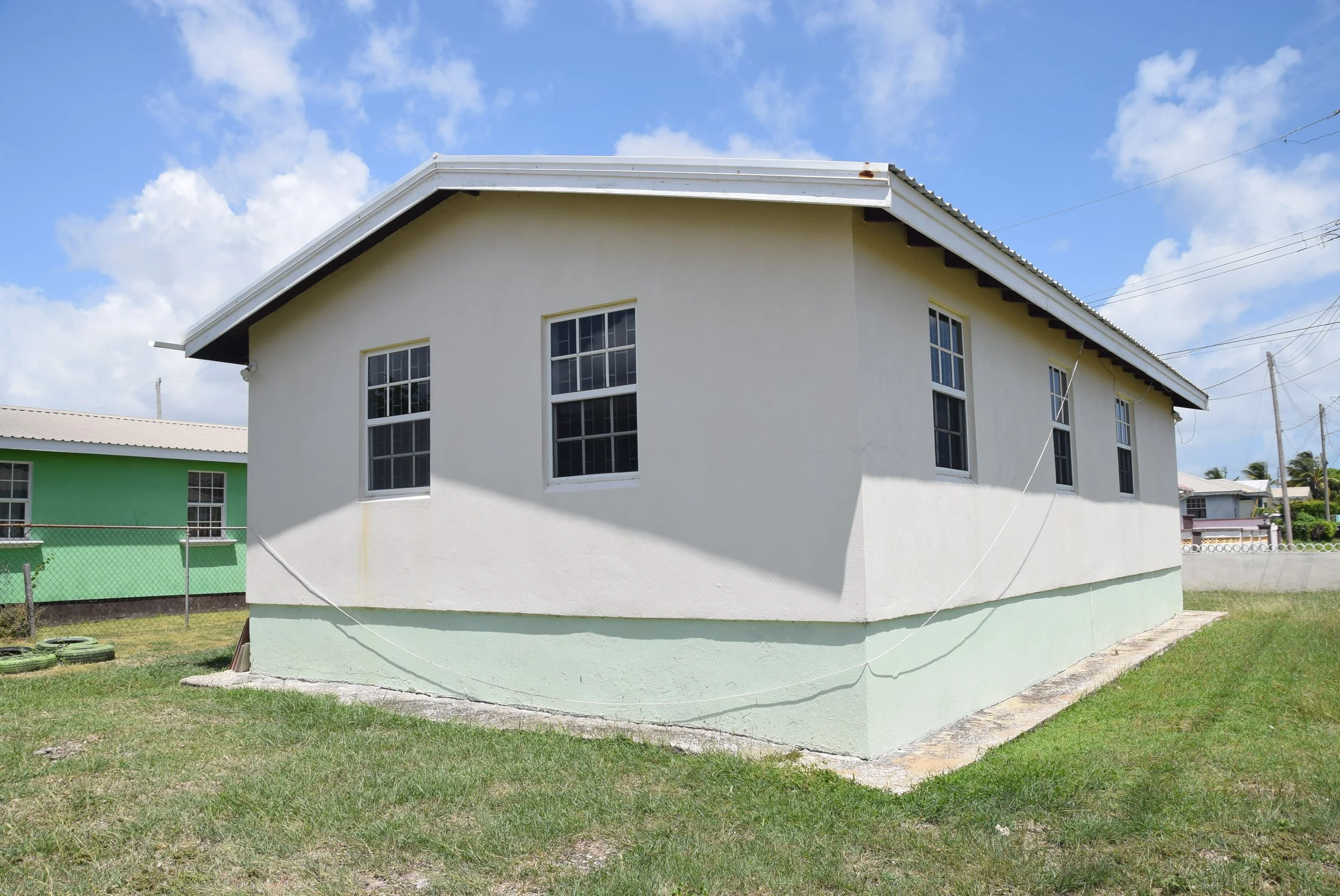 View of SE corner from inside fence
