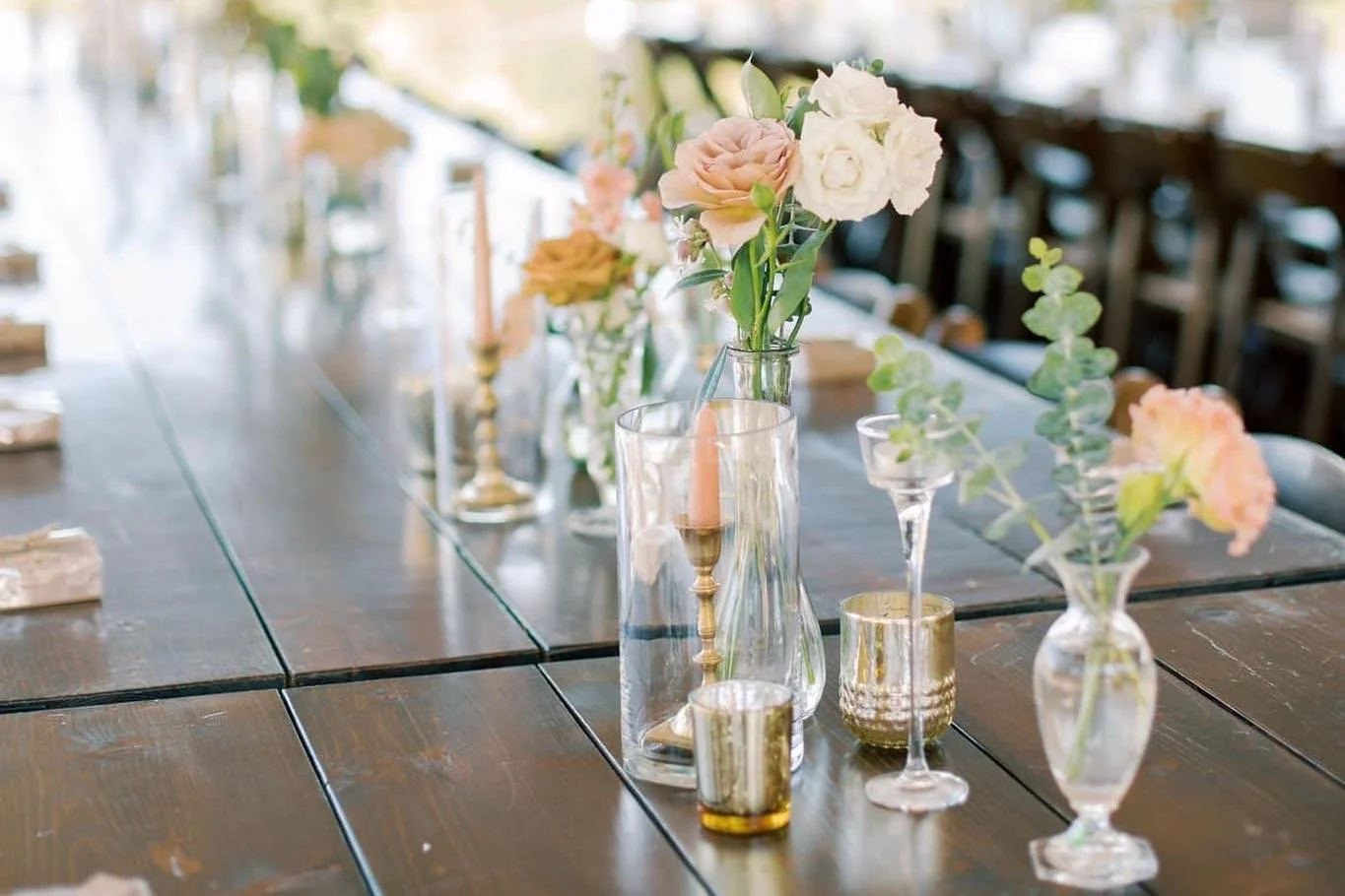 15 Ways to Use Cylinder Hurricane Vases for Your Wedding