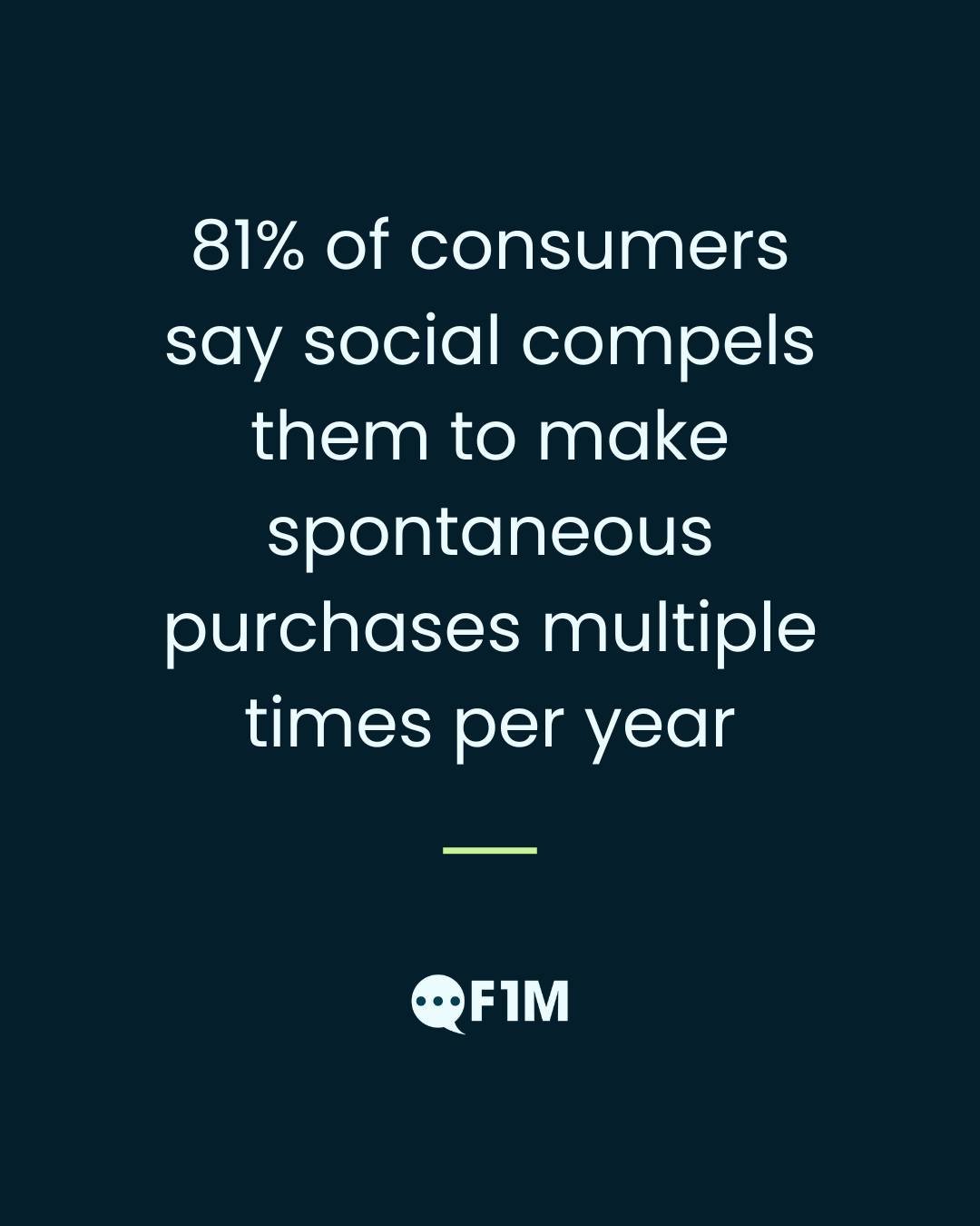 Social media drives both the long game and the impulse buys. 🛒💡

 Customers often research products on social media months before they make a move&mdash;but they&rsquo;re also making spur-of-the-moment purchases right from their feeds.

That&rsquo;