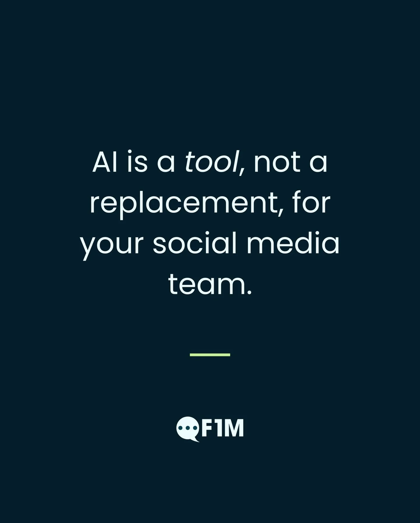 AI is one of the most powerful tools businesses have access to right now. It saves time. It increases efficiency. And yes, it can support content creation.

But AI is not a social media strategy.

We&rsquo;re seeing small businesses try to replace an