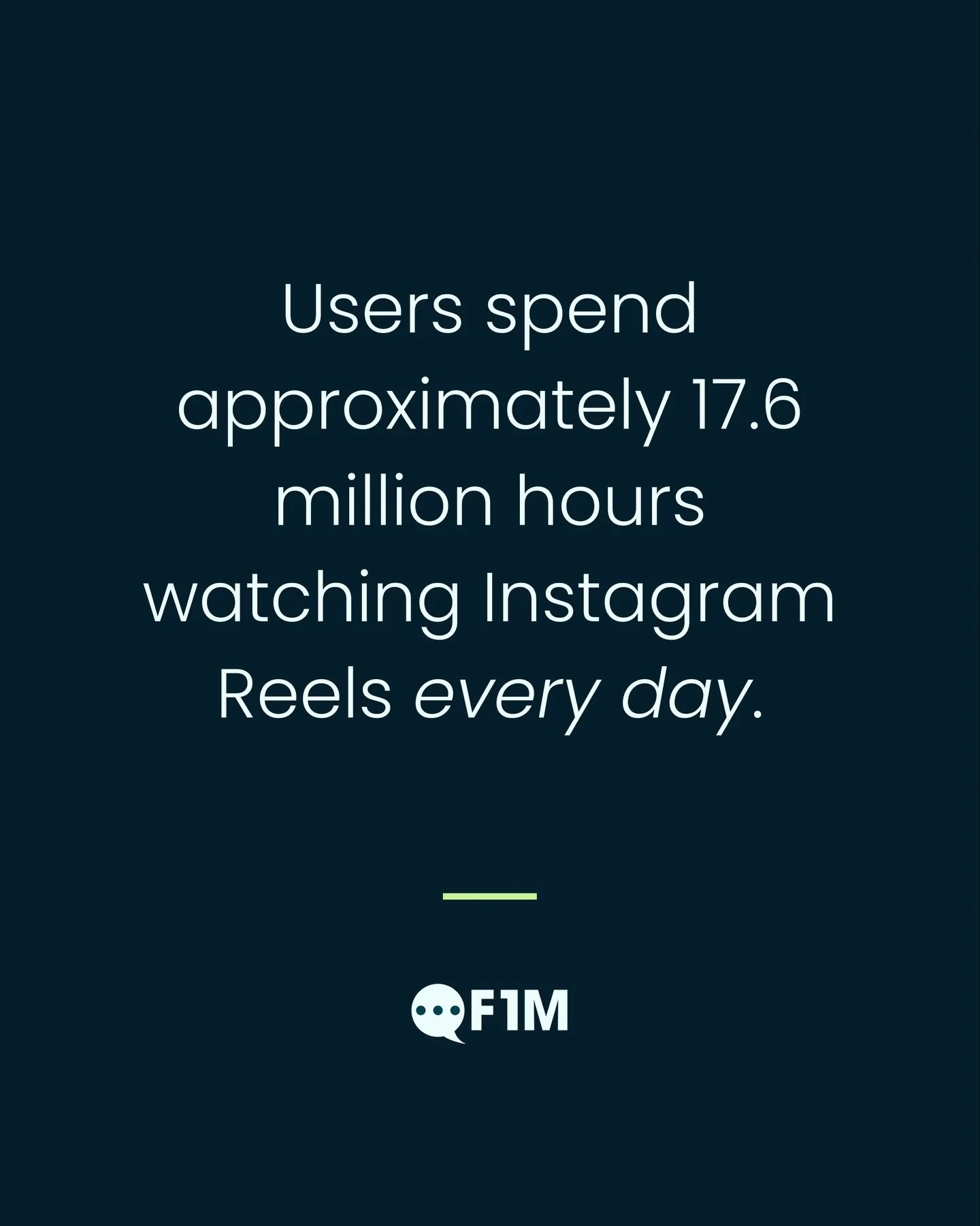 Did you know? 👀

Instagram users spend approximately 17.6 million hours watching Reels every day.

If your business isn&rsquo;t leveraging short-form video, you&rsquo;re missing one of the most powerful opportunities to increase visibility, engageme