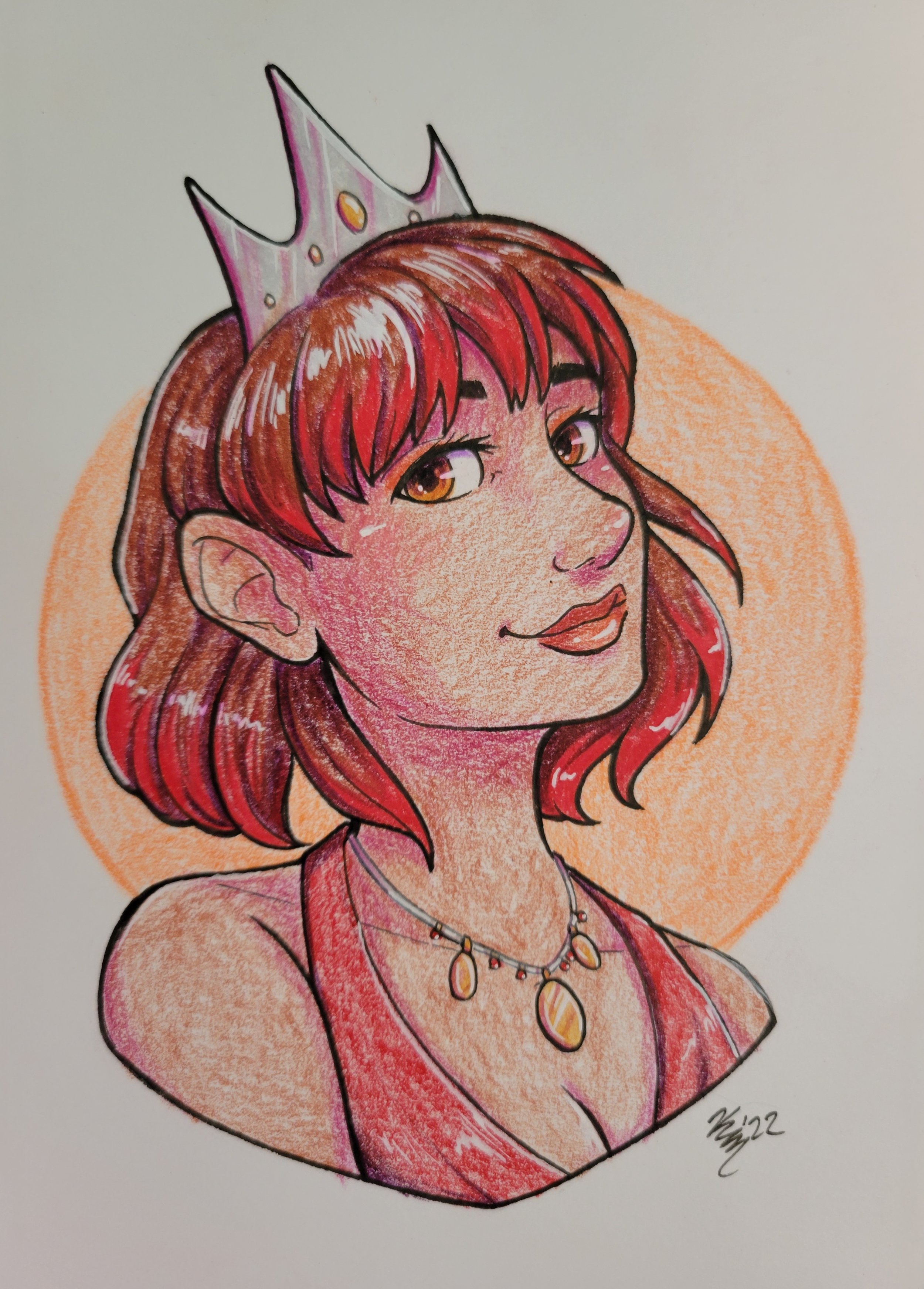Autumn Persephone by rahleedraws