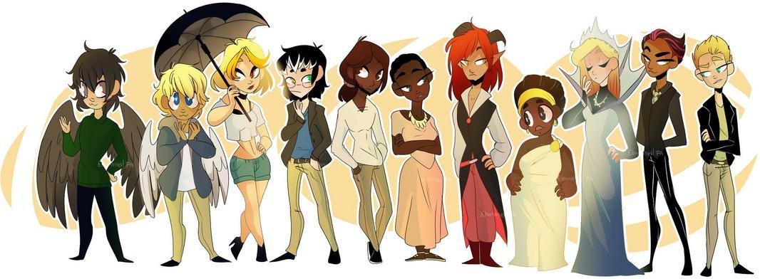 The Art of Falling Cast by Elemental-FA