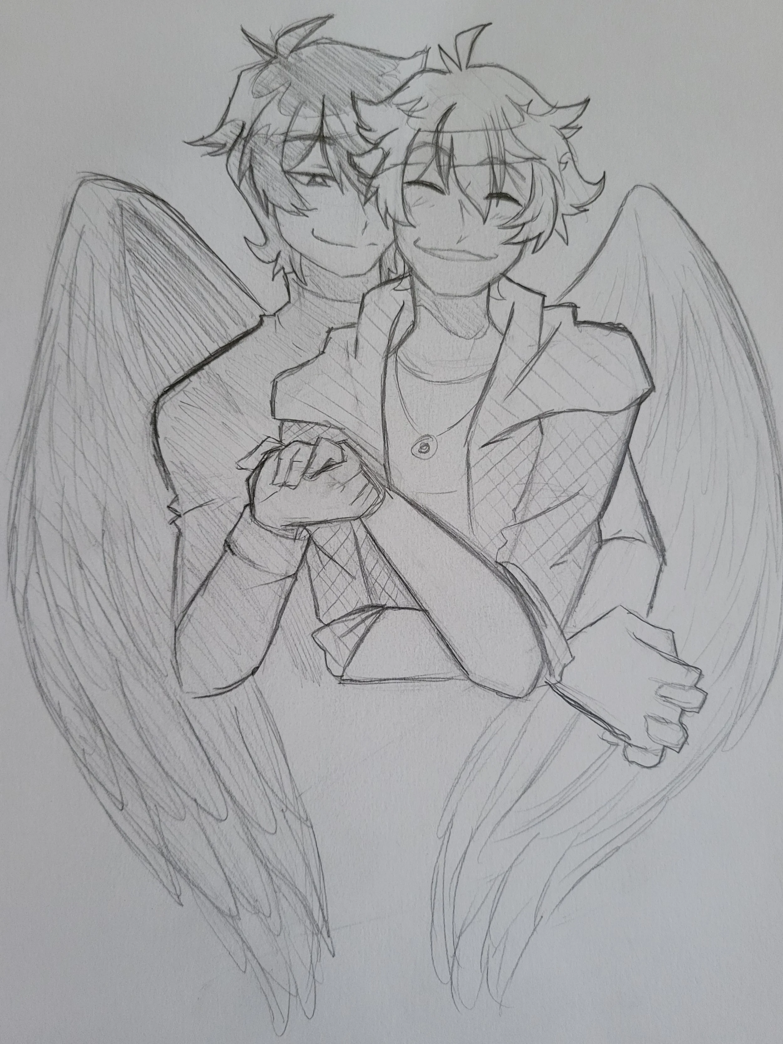 Regal and Keir by Cosmicraelum