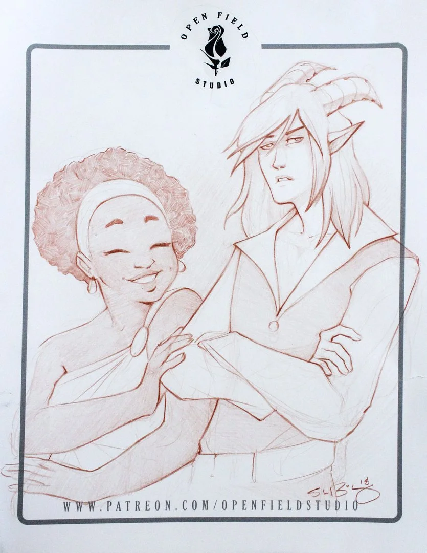 Gloria and Jackal by Open Field Studio