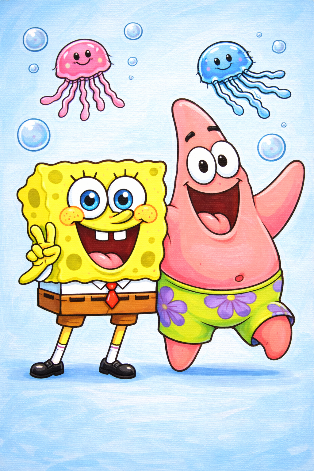 Art Kit- Sponge & Star Besties 🎨✨