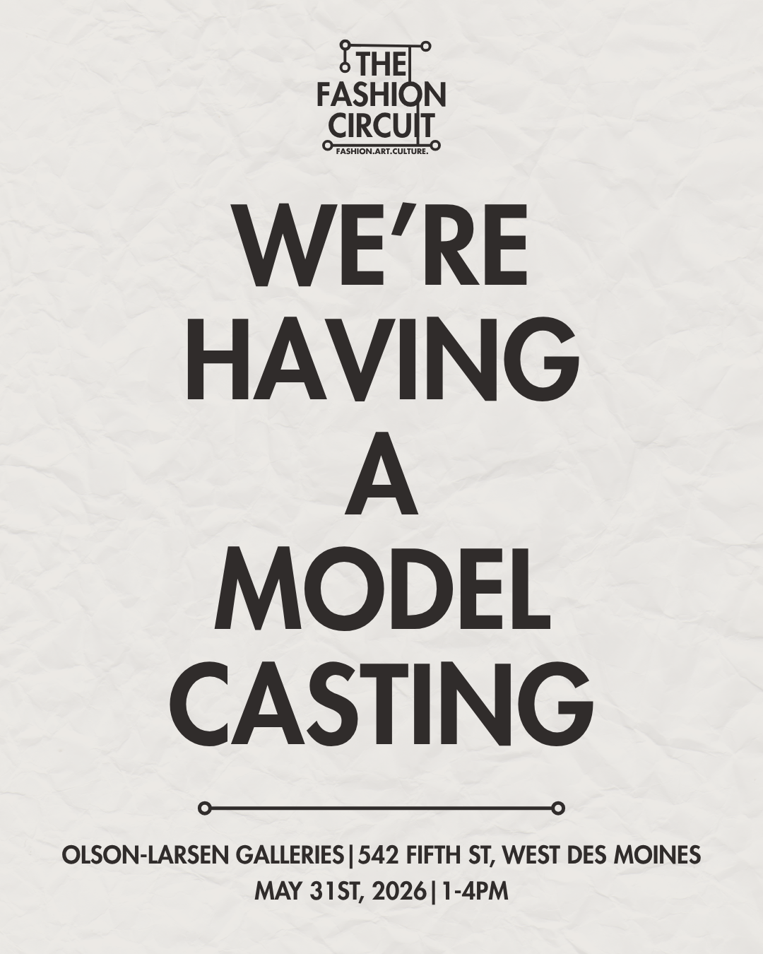 FW26 Model Call