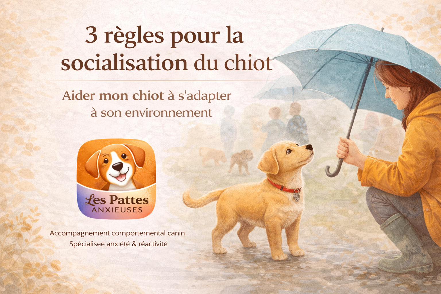 3 règles pour la socialisation du chiot