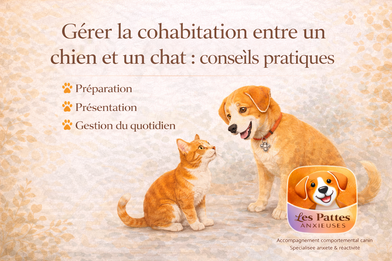 Gérer la cohabitation entre un chien et un chat : conseils pratiques