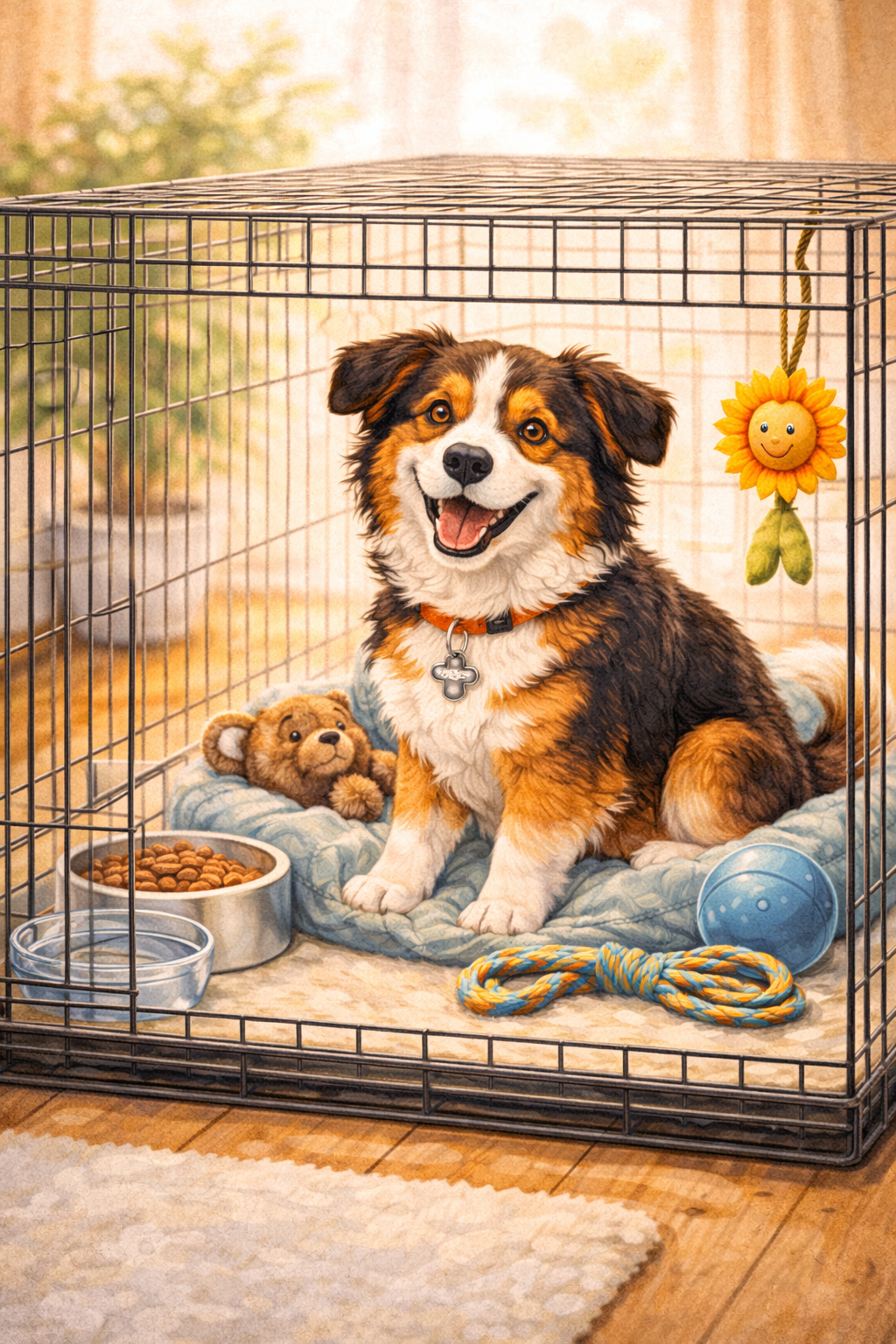 Mettre mon chien en cage?              OUI OU NON?