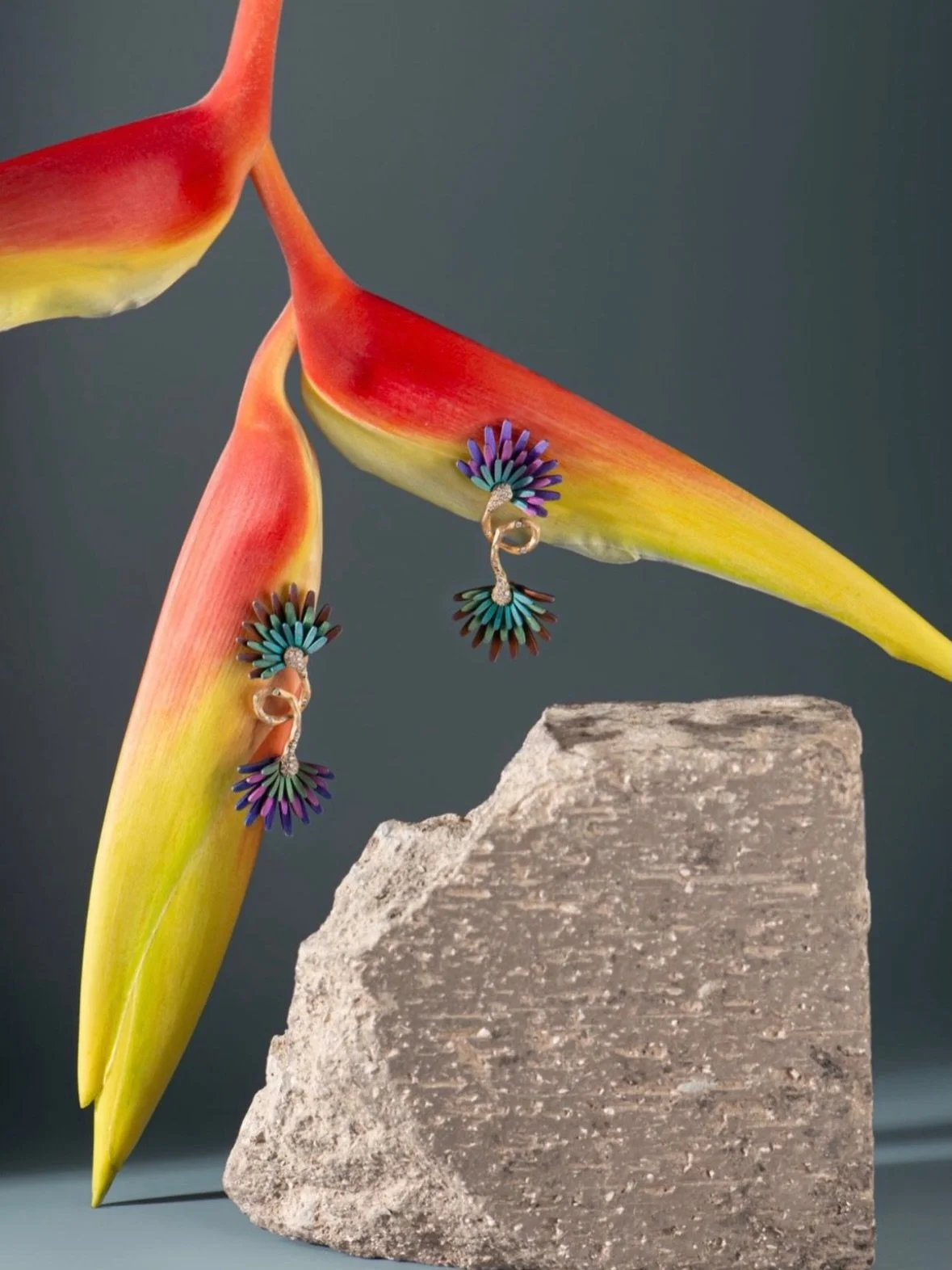 The @mikejosephjewellery &times; @henrinoeljewelry residency.

The Petali Collection is a poetic tribute to nature in bloom. Sculpted petals in vibrant hues of purple, blue, pink, green, and more&hellip; evoking the joy and lightness of spring.