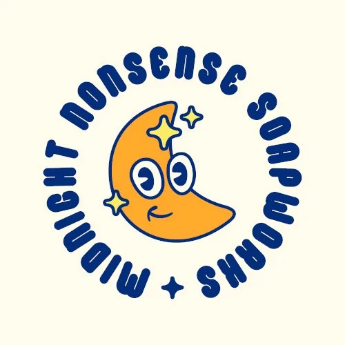 Midnight Nonsense Soapworks round logo
