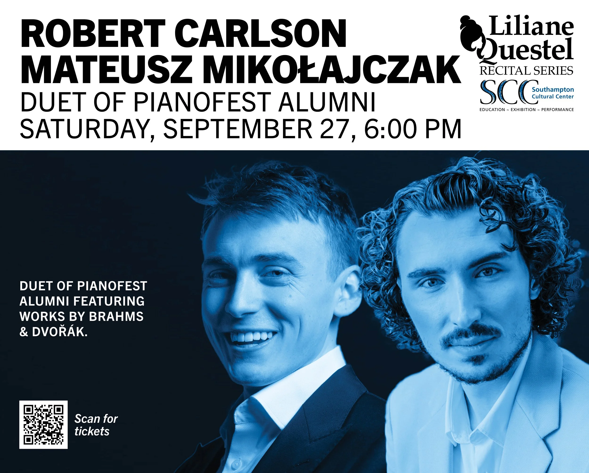 Duo/Solo Recital with Mateusz Mikolajczak - Liliane Questal Recital Series