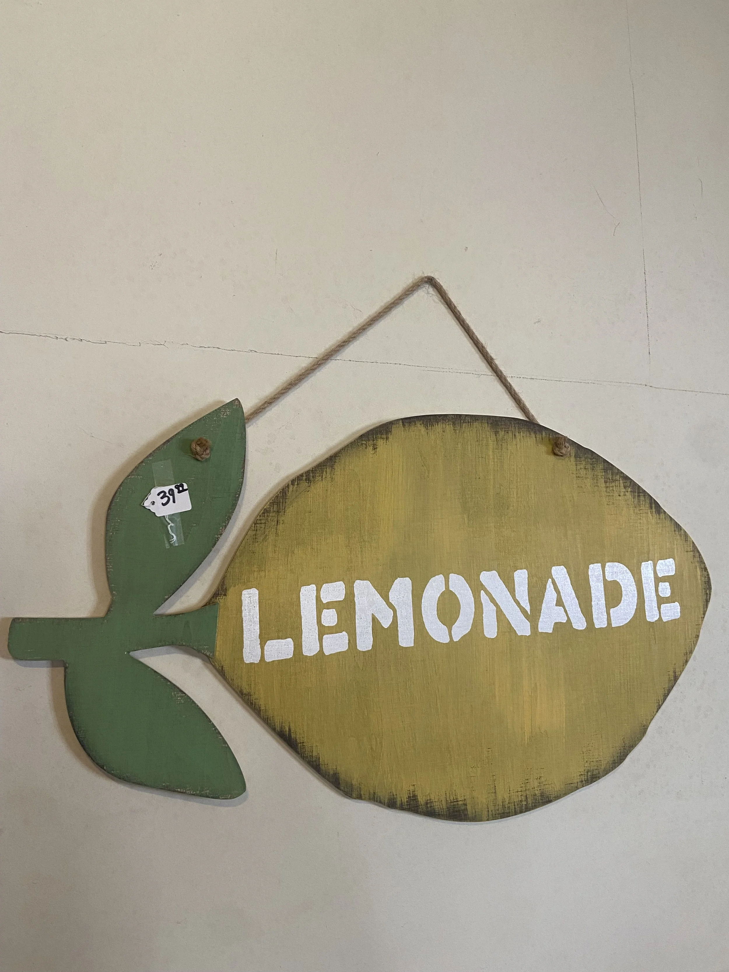 Lemonade Decor Sign $39.99