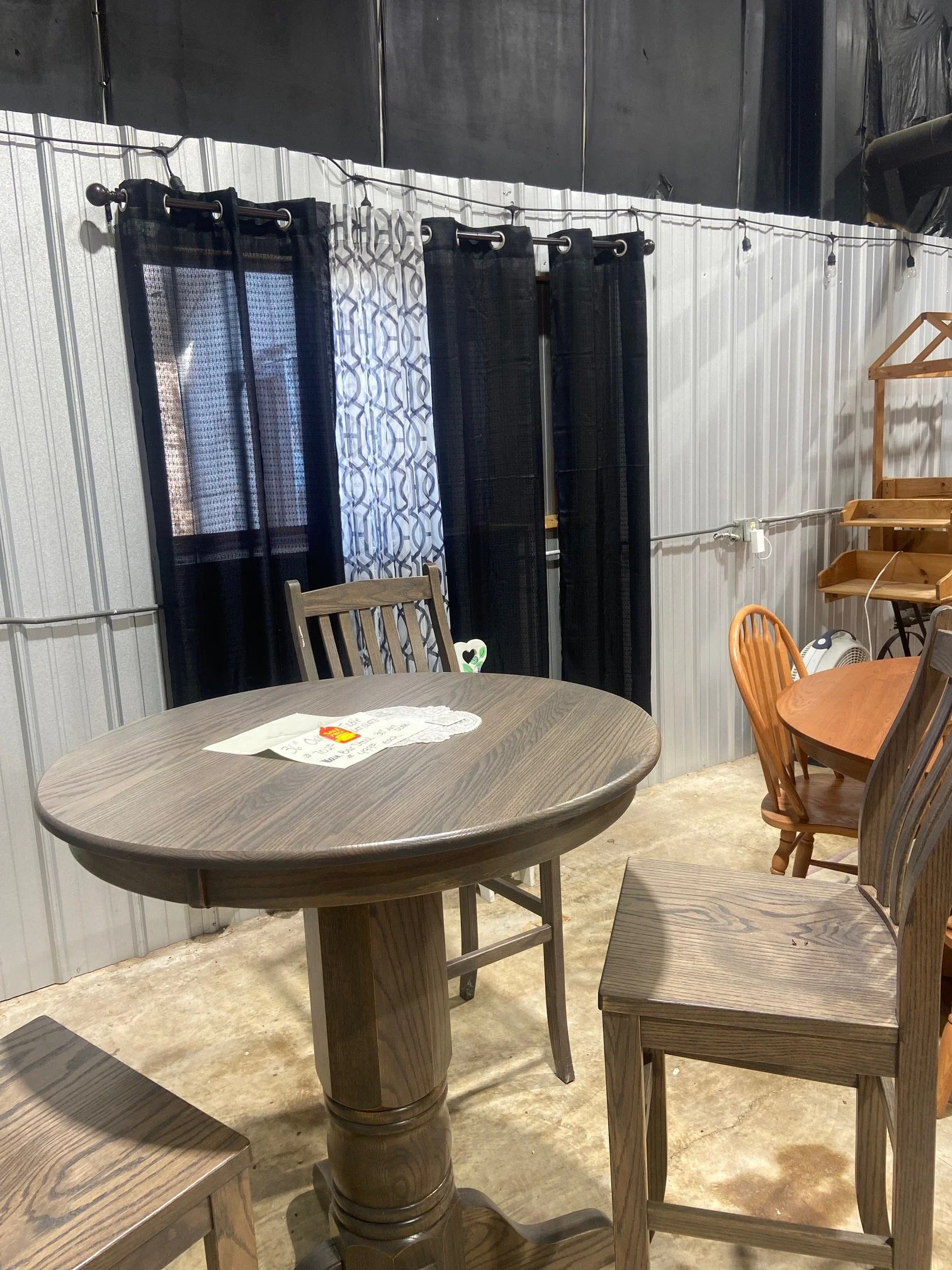 Sale! 36" Ant slate table $599.99
Chairs $499 each