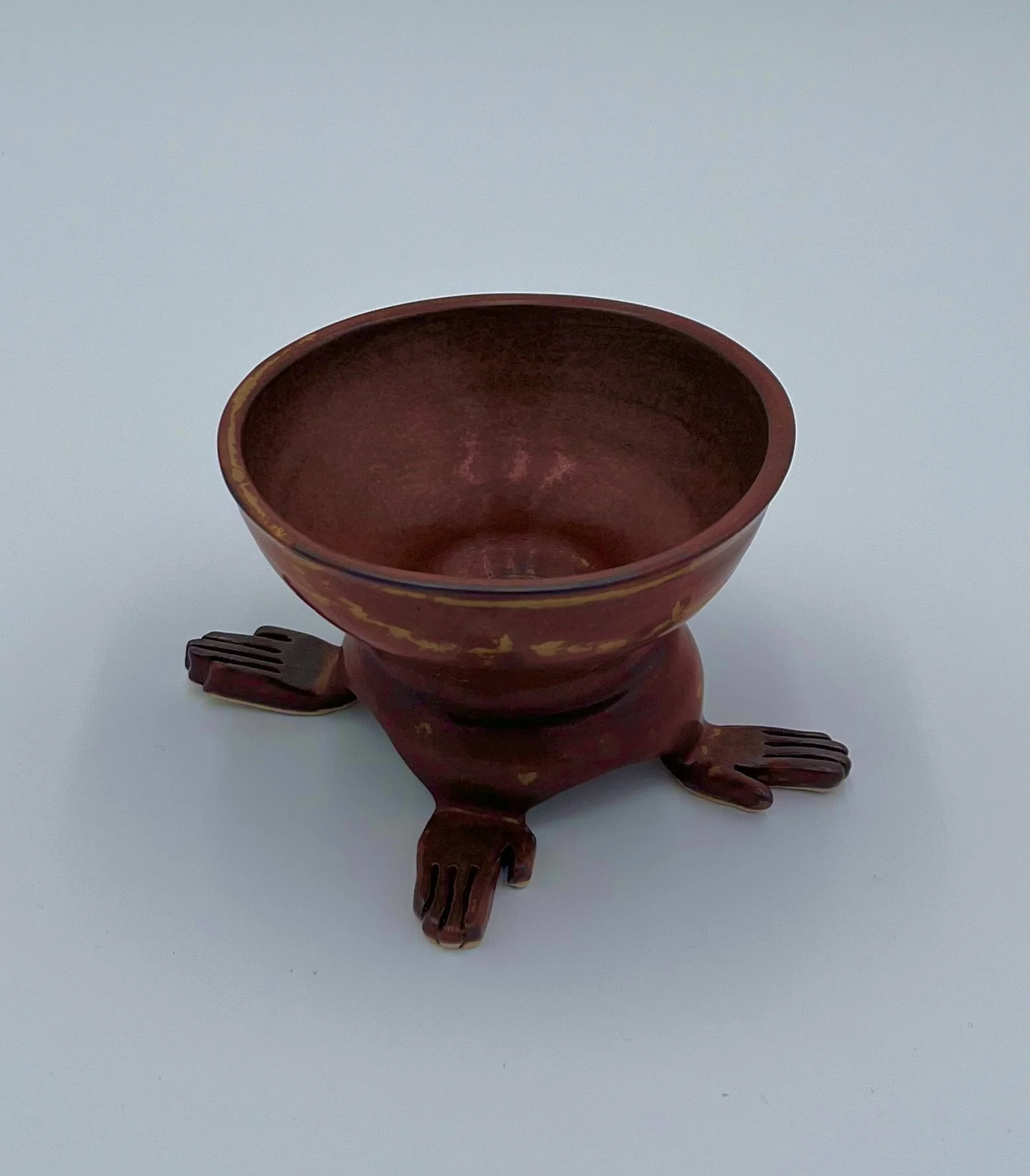 Hand Bowl, 3 x 4.5 x 4.5”, Ceramic, 2023