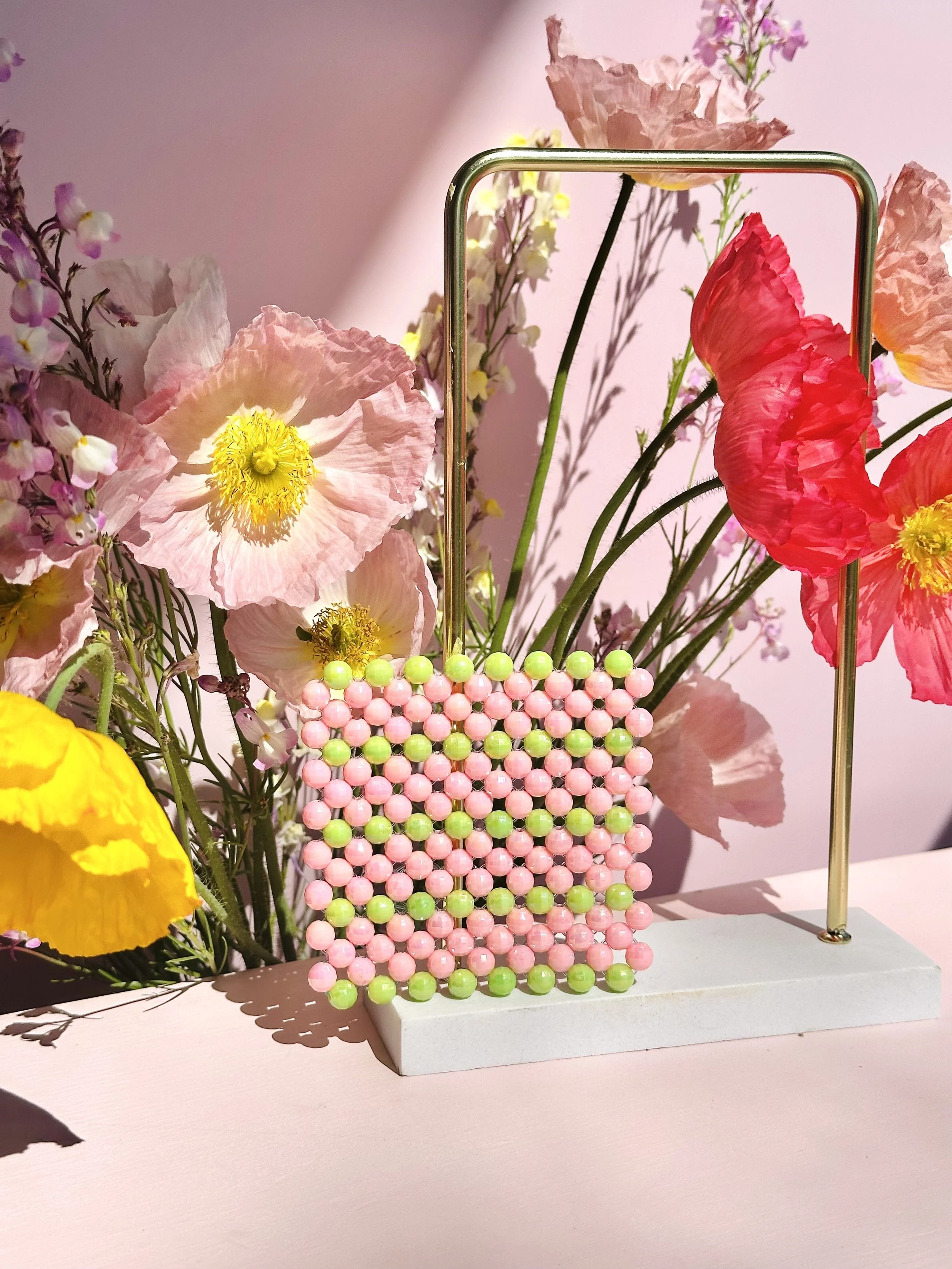 Dolly Fern - Beaded Coaster Set (2)