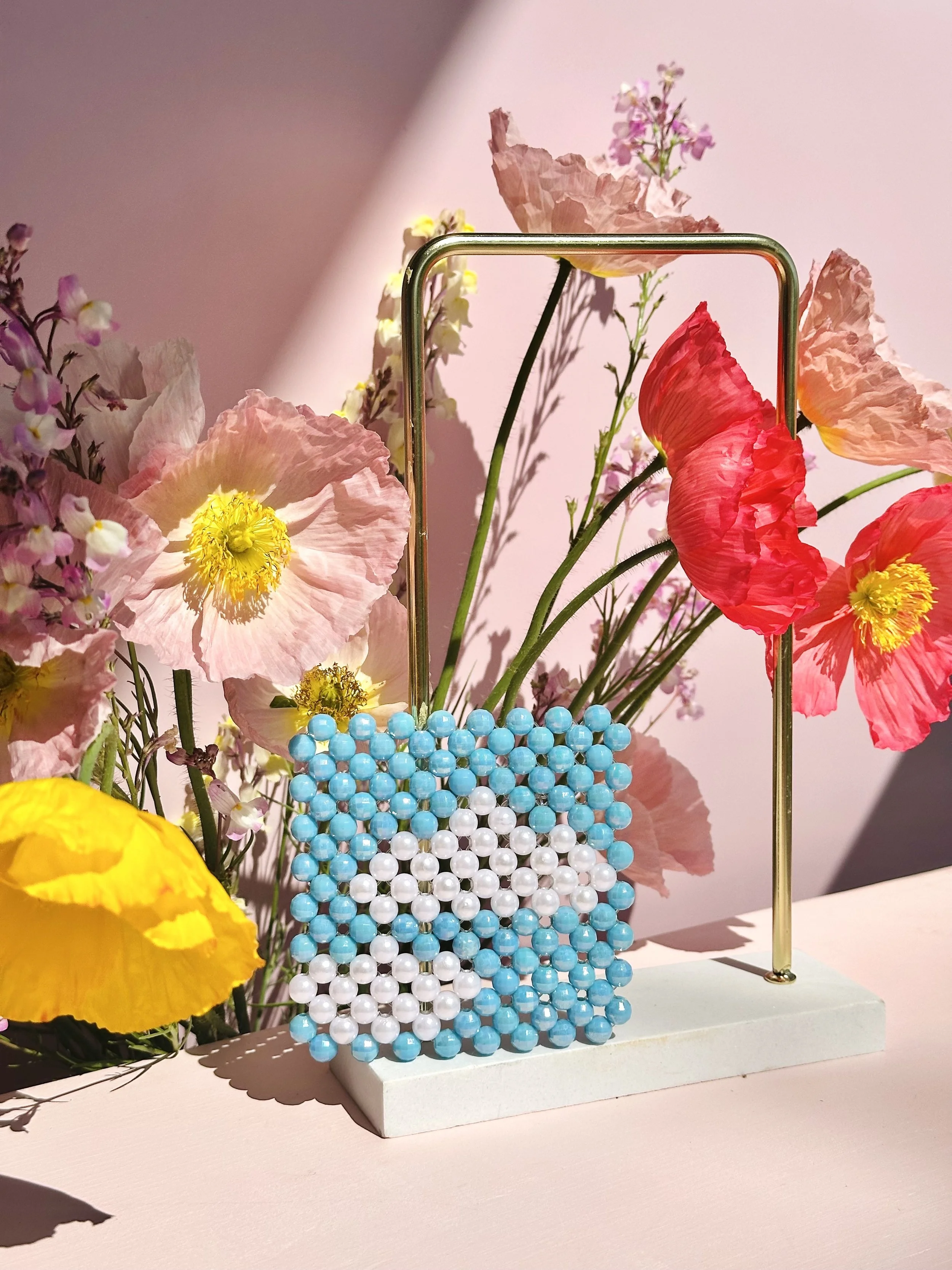 Skye Dream - Beaded Coaster Set (4}