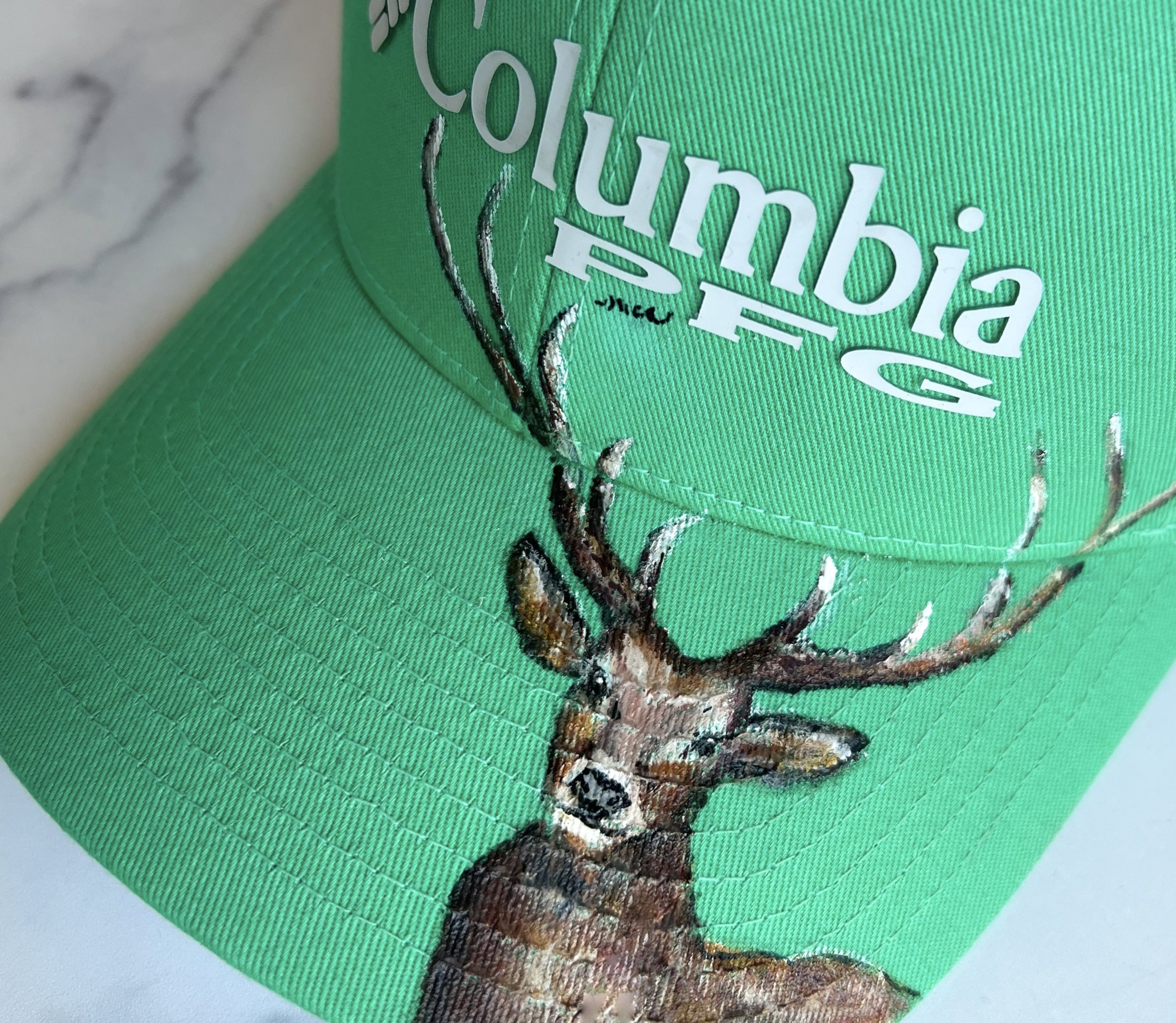 Close-up of personalized object prepared for custom gifting