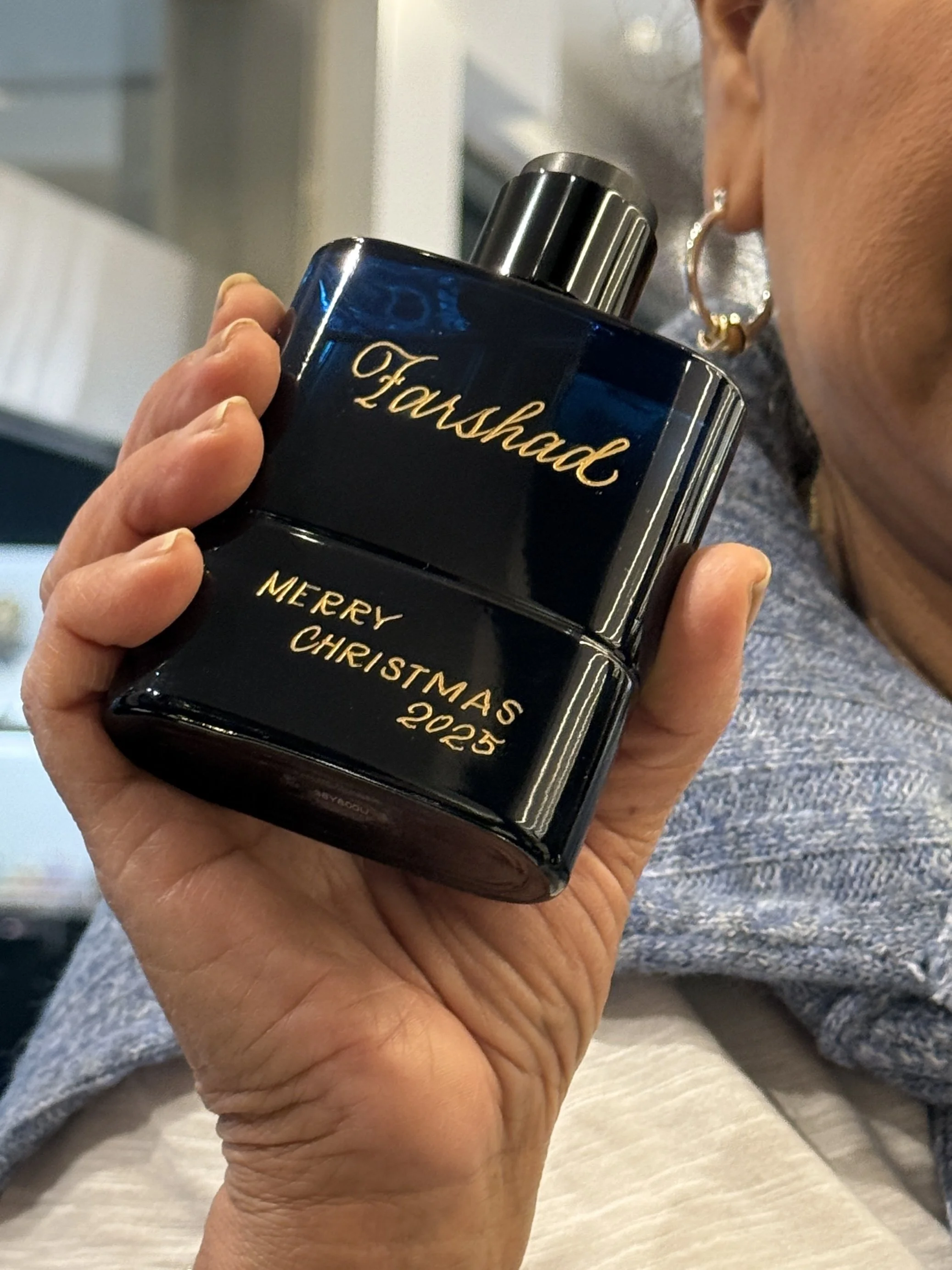 Mens Cologne Engraving Freehand Calligrapher Be My Belle Designs Michelle Ramolete Central Valley Artist Fresno Clovis Auberry Sanger .jpg