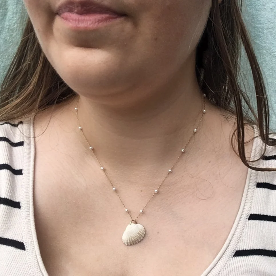 Summer Beachy Necklace, Handmade Beaded Necklace