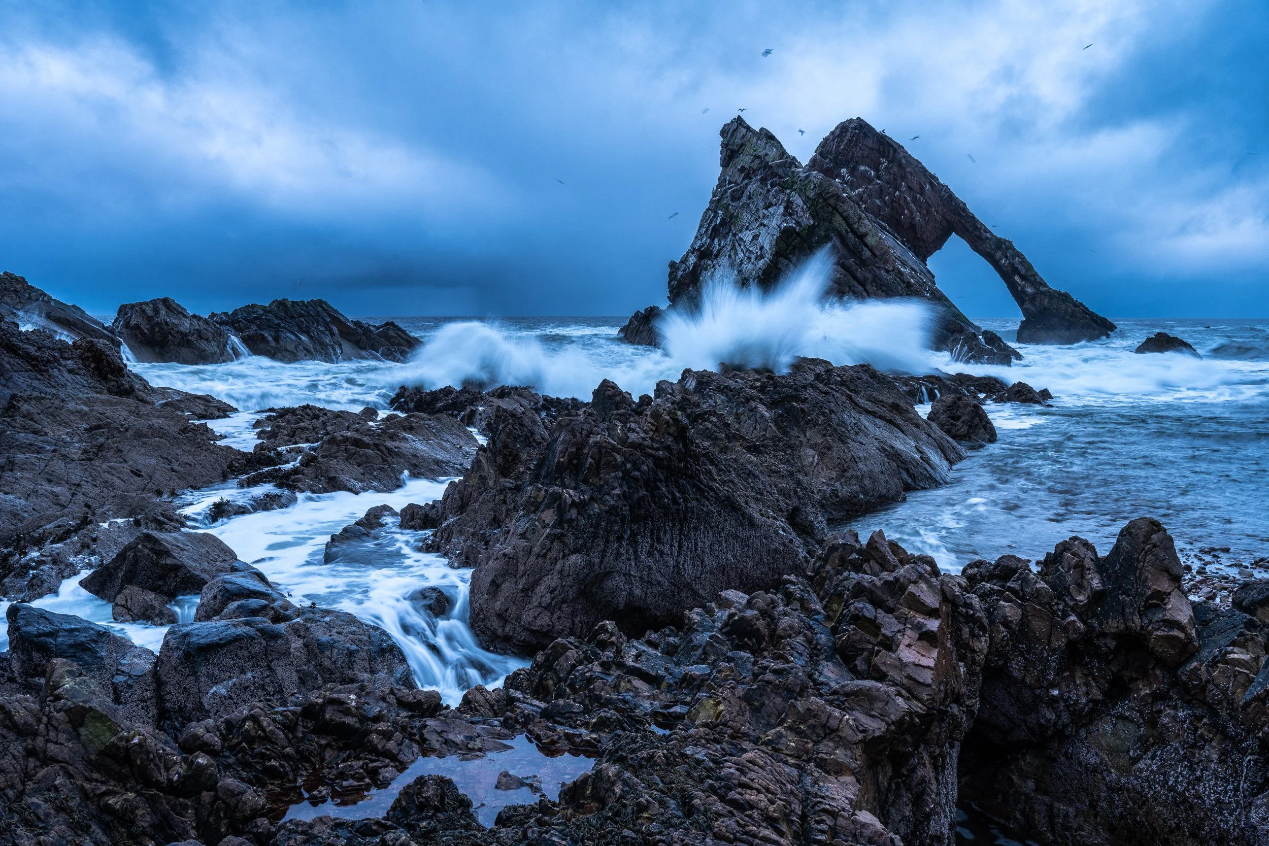 Stormy Weather at Bow Fiddle Rock