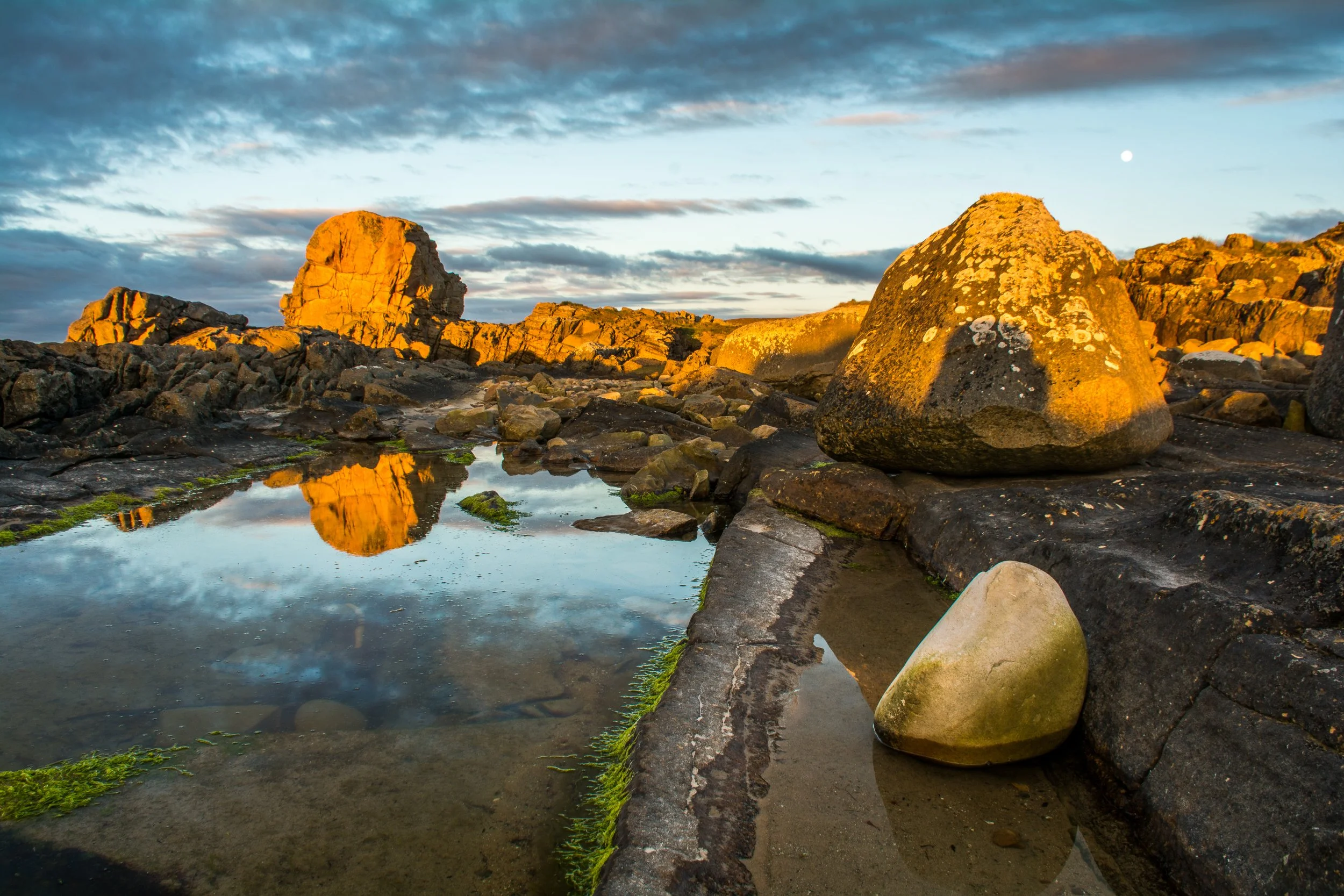Moray Coast - Summer Sunset light 