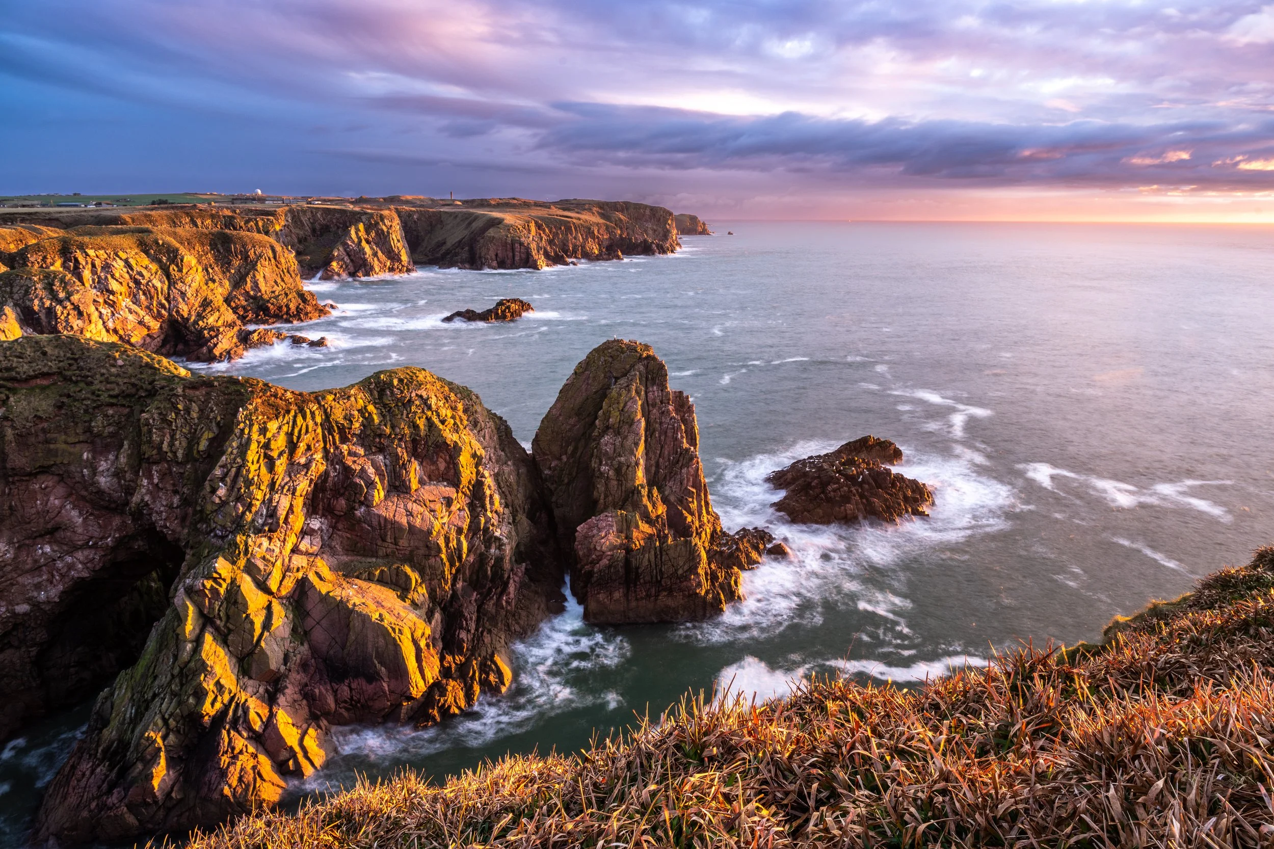 Bullers of Buchan at Sunrise - Aberdeenshire
