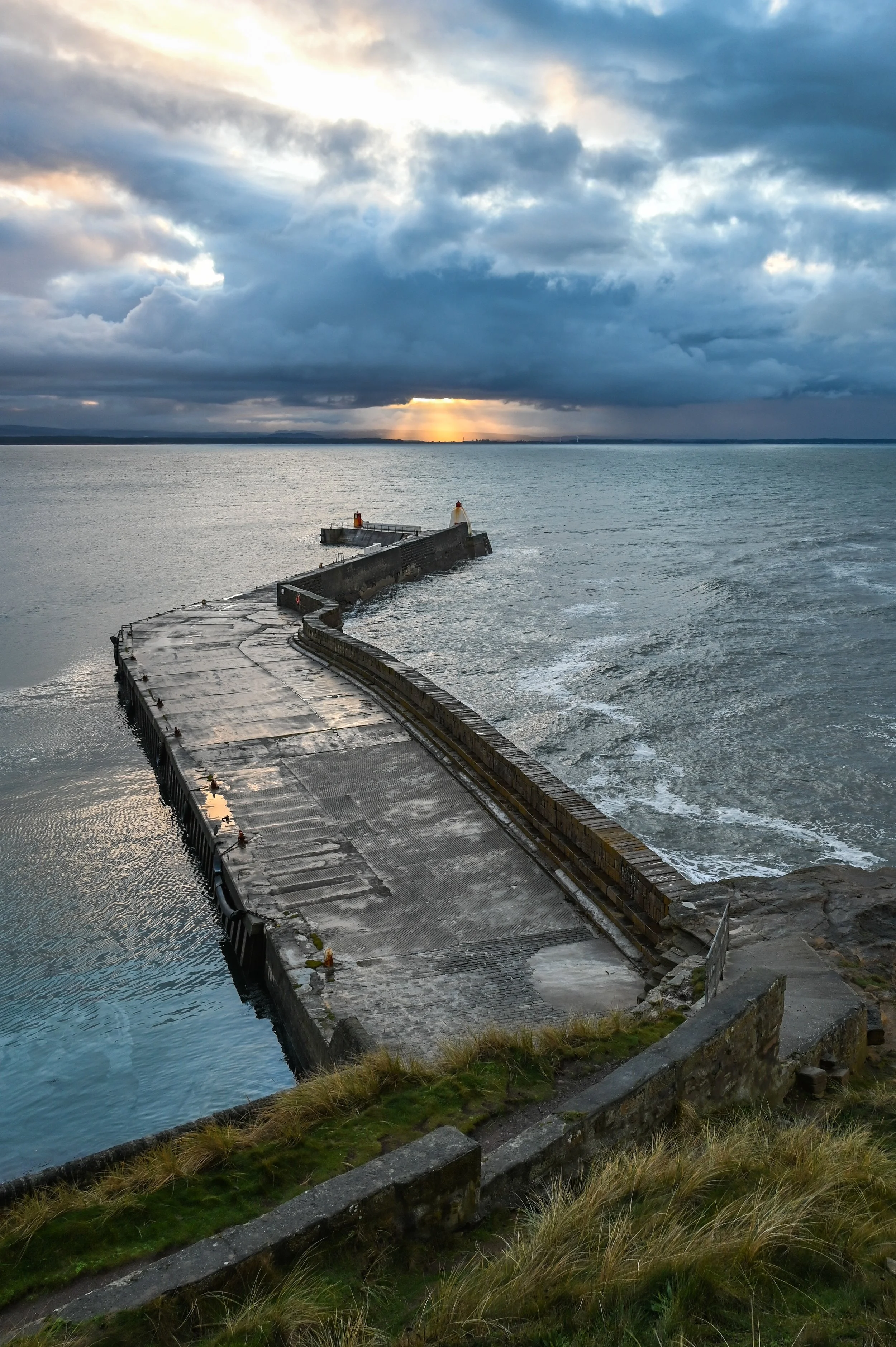 Atmospheric Sky over Burghead Pier