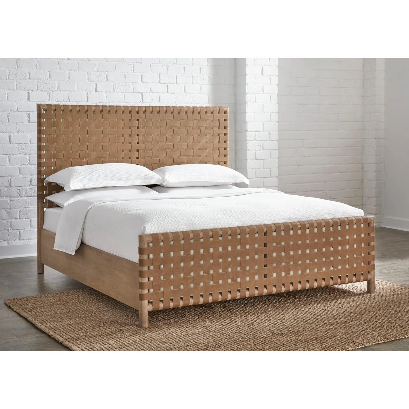 Dorsey Woven Bed in Ginger