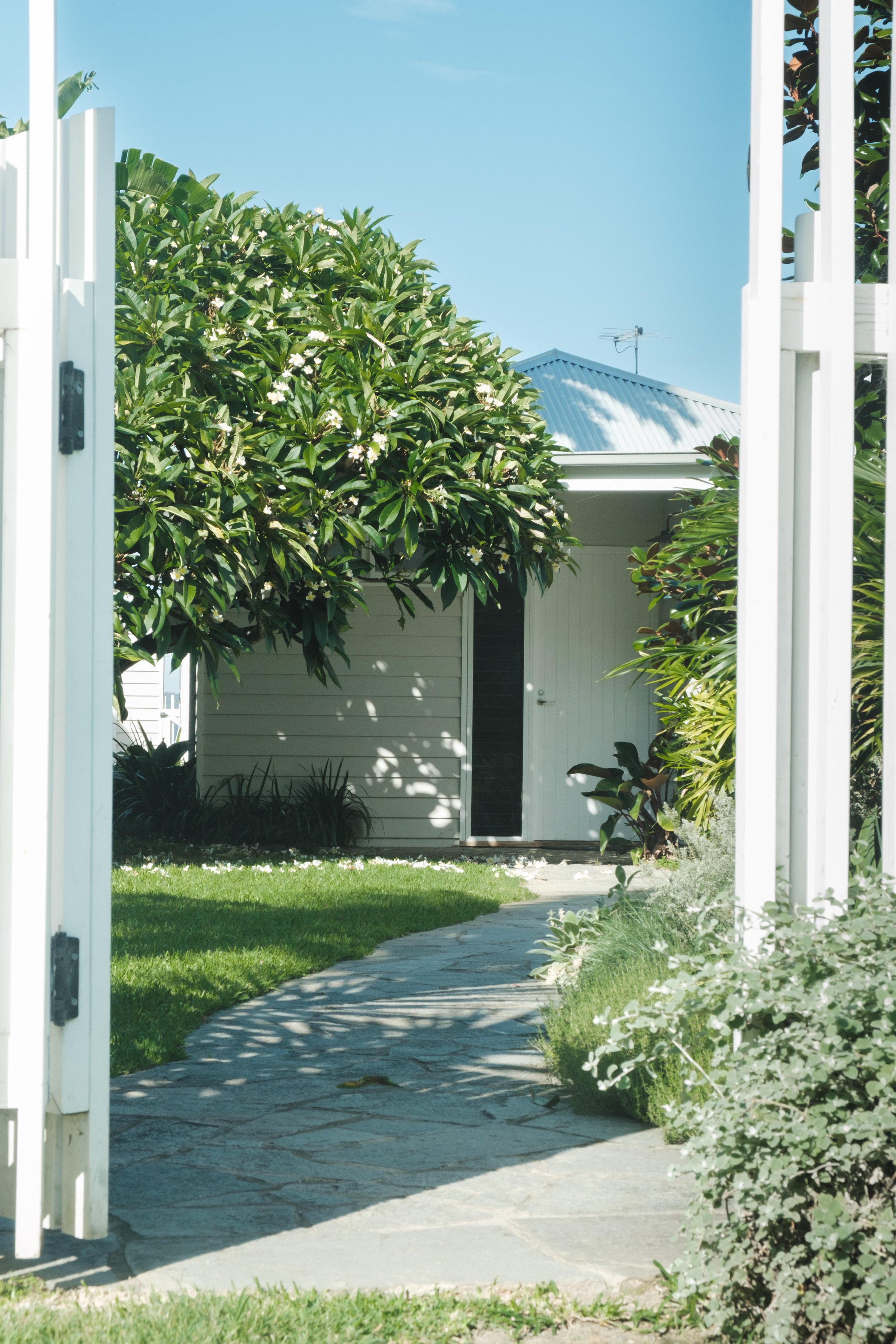 Garden entrance