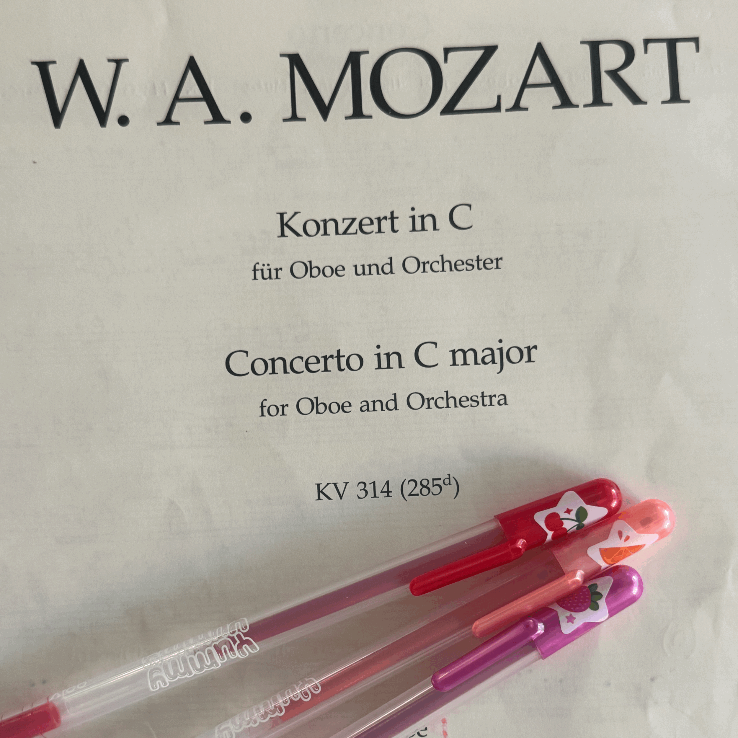 A Complete Mozart Oboe Concerto Study Bundle