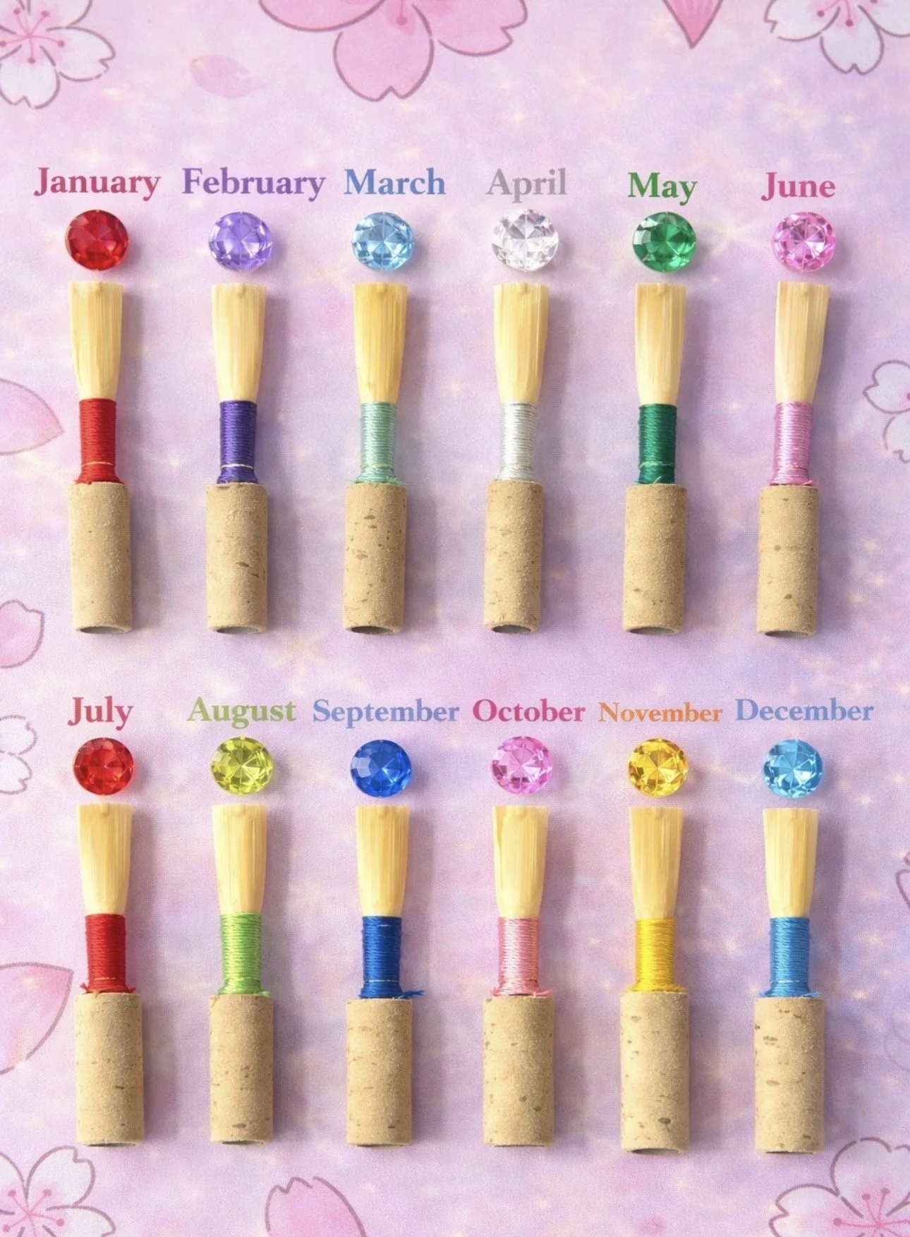 Uni.ReeDia Birthstone Oboe Reed Set