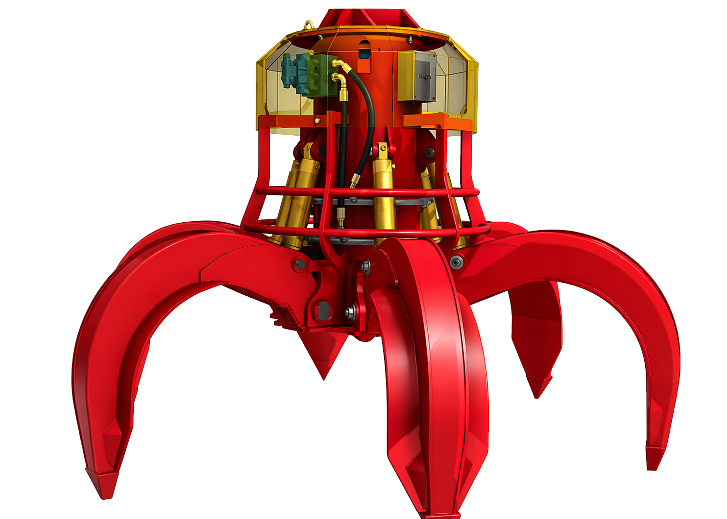 electro-hydraulic grabs