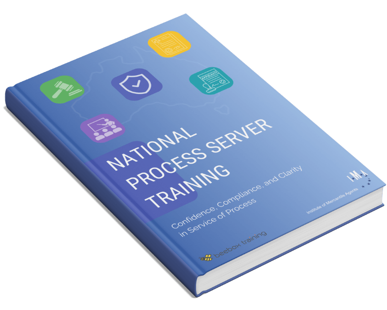 National Process Server Training course manual for process server training Australia