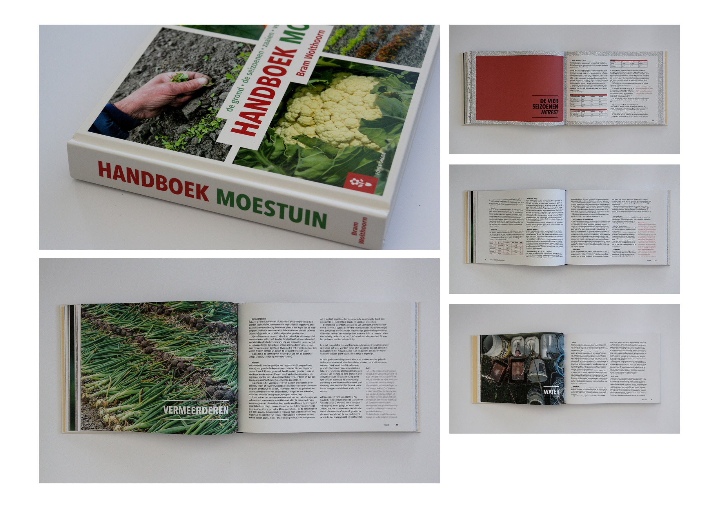 Book design "Handboek Moestuin" (Bram Wolthoorn)